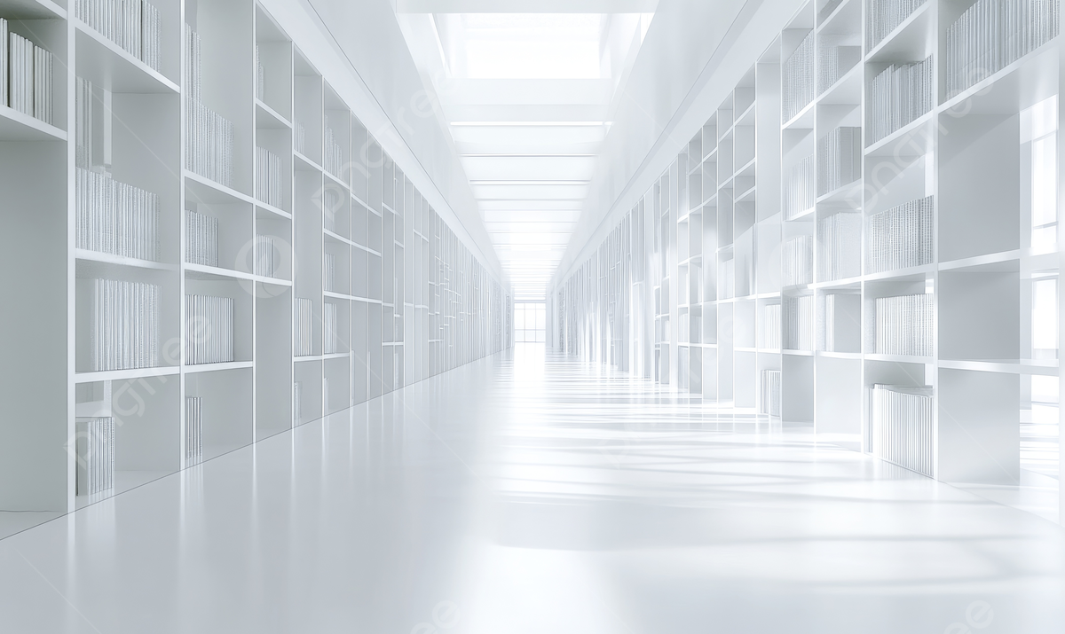 1200x715 Blurred Empty Library Interior With Bookshelves And White Floor, Library, Interior, Empty Background Image And Wallpaper for Free Download