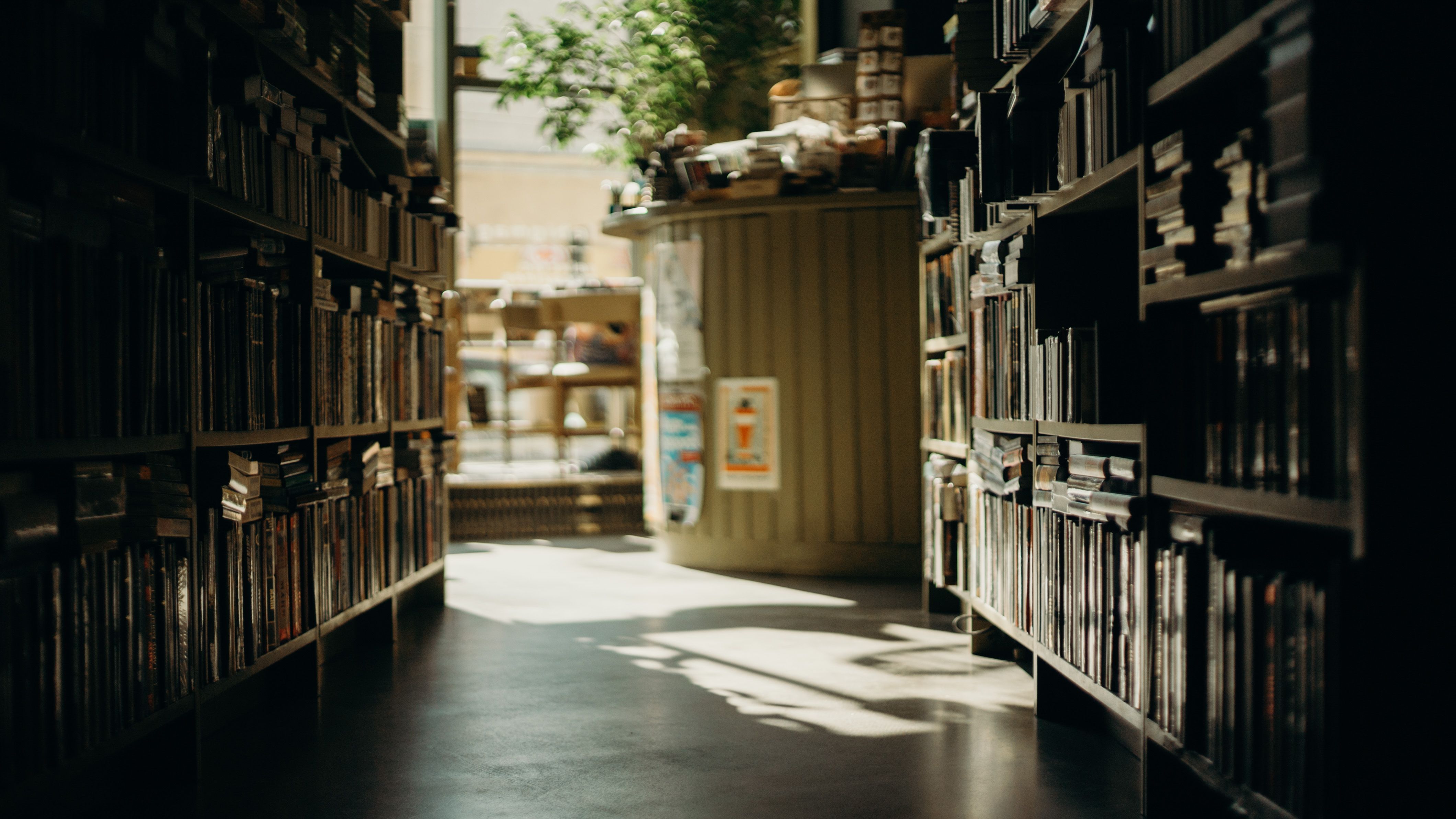 4240x2384 Interior of a Library · Free