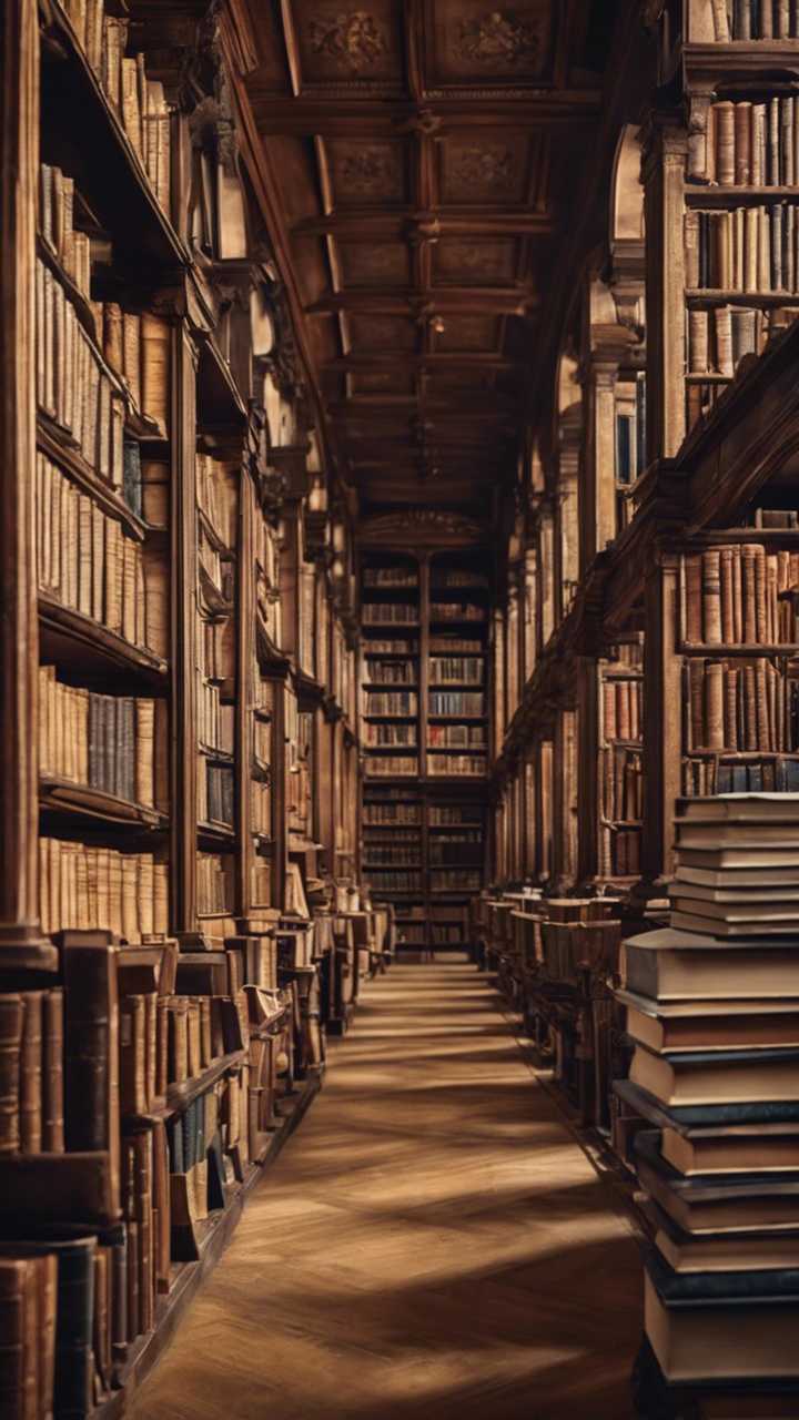 720x1280 An old library filled with vintage books dating back to the 1800s. Wallpaper [d773Da1d8b02494780d5]