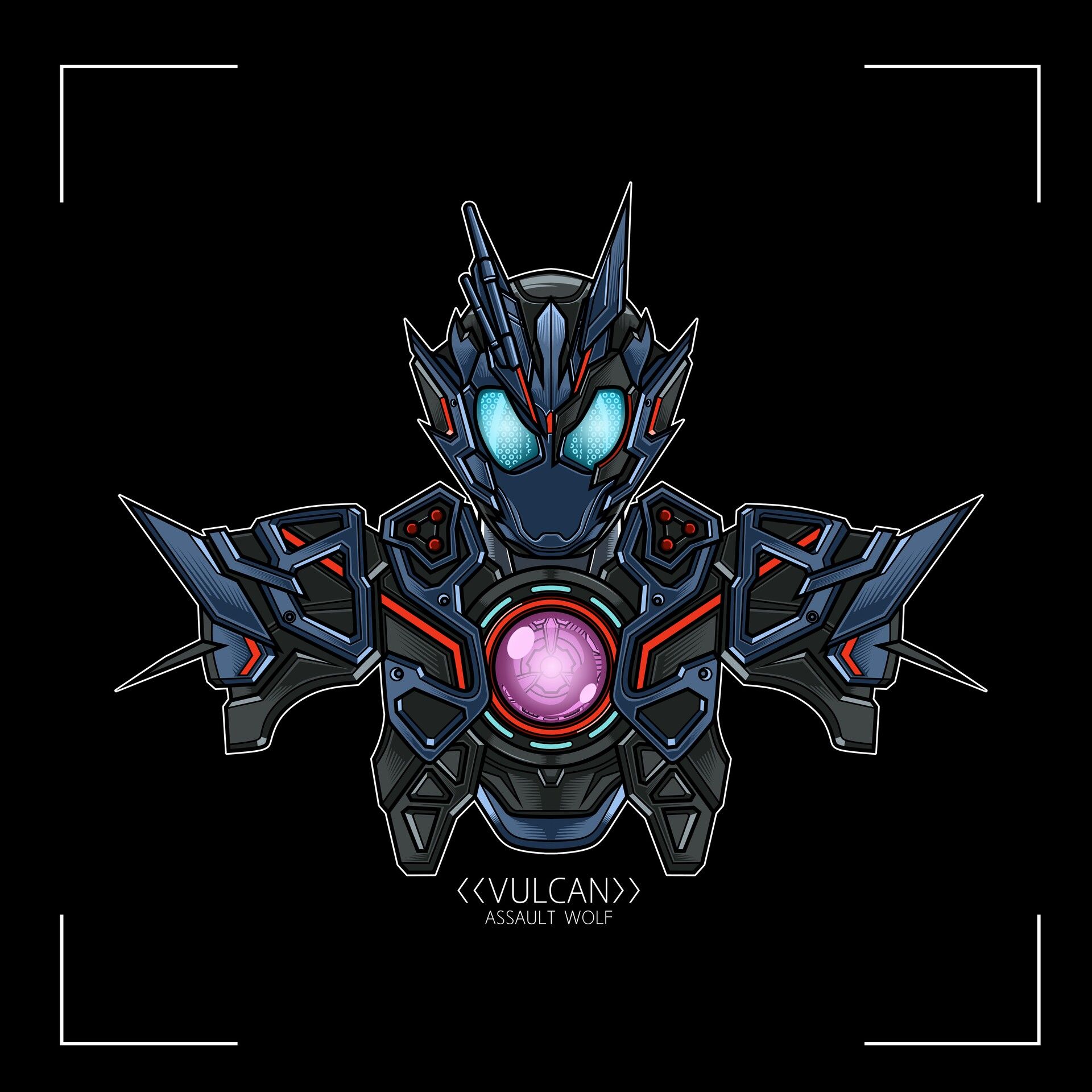 1920x1920 Still Alive Artworks Rider Vulvan Assault Wolf