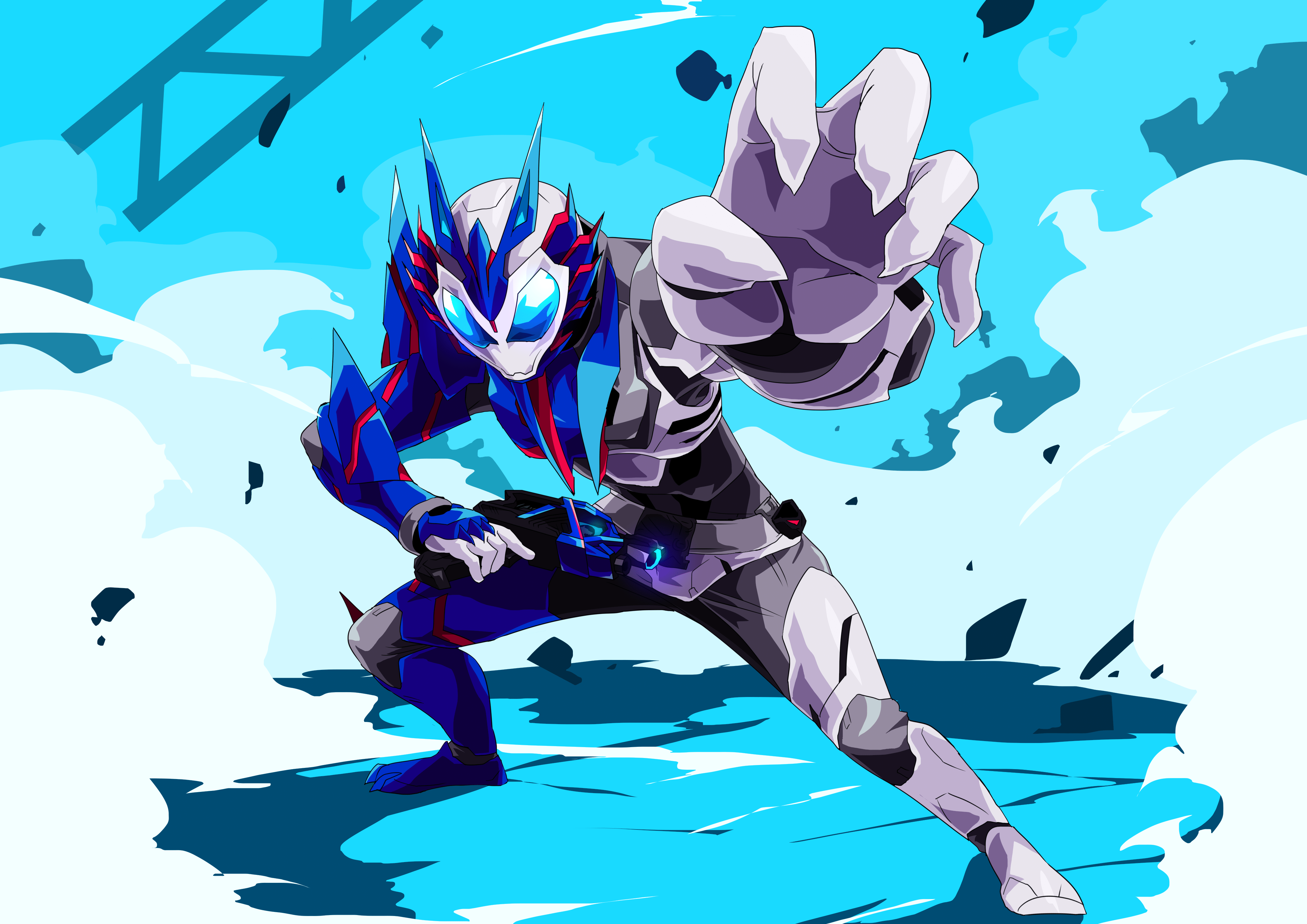 4093x2894 Kamen Rider Vulcan Isamu by otokam1117 Anime Image Board