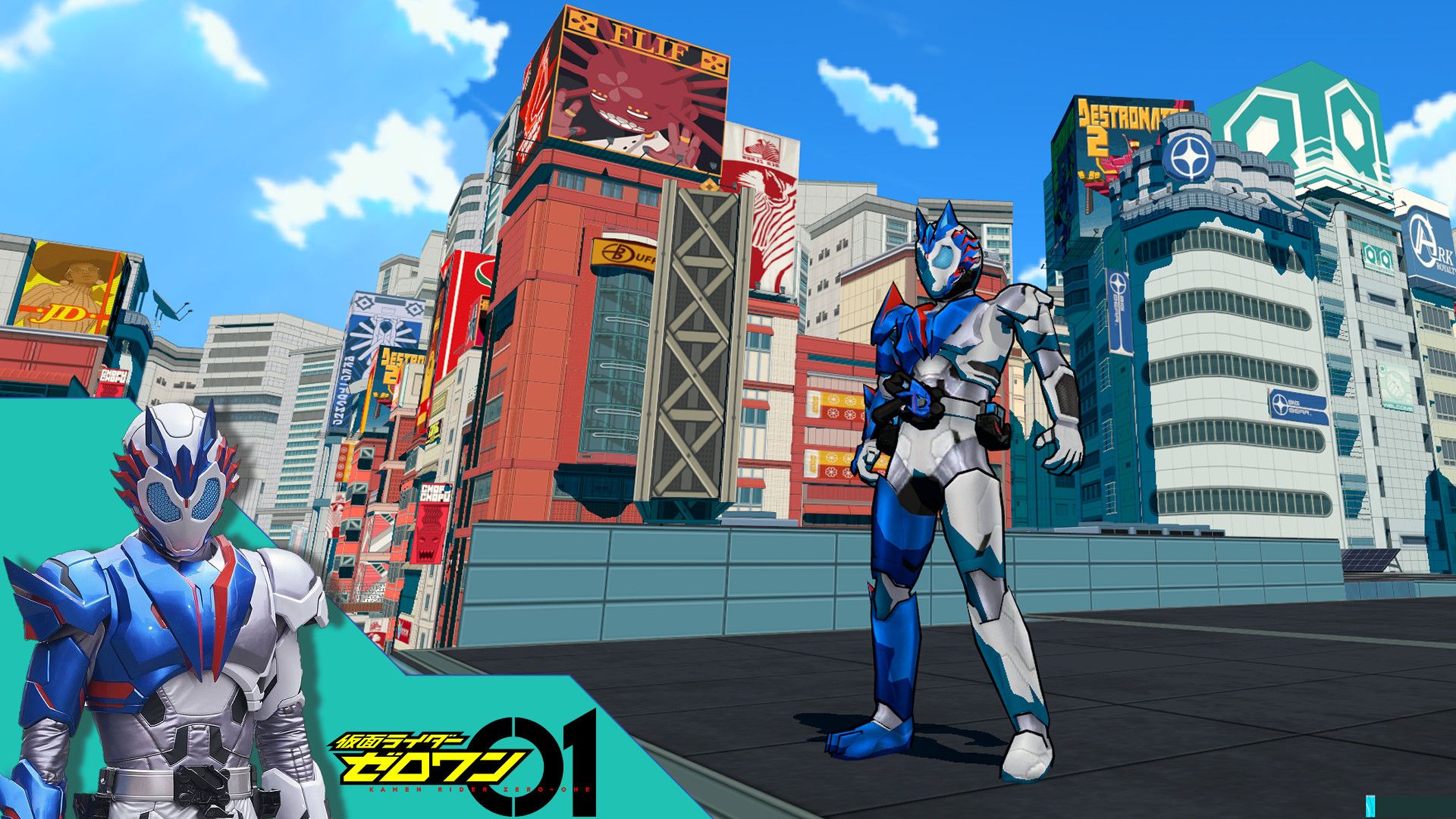 1920x1080 Kamen Rider Vulcan (Kamen Rider Zero One) Mod For Bomb Rush Cyberfunk