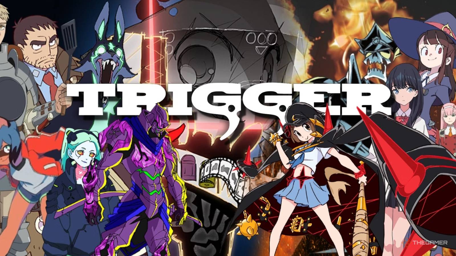 1600x900 The Best Anime Series By Studio Trigger