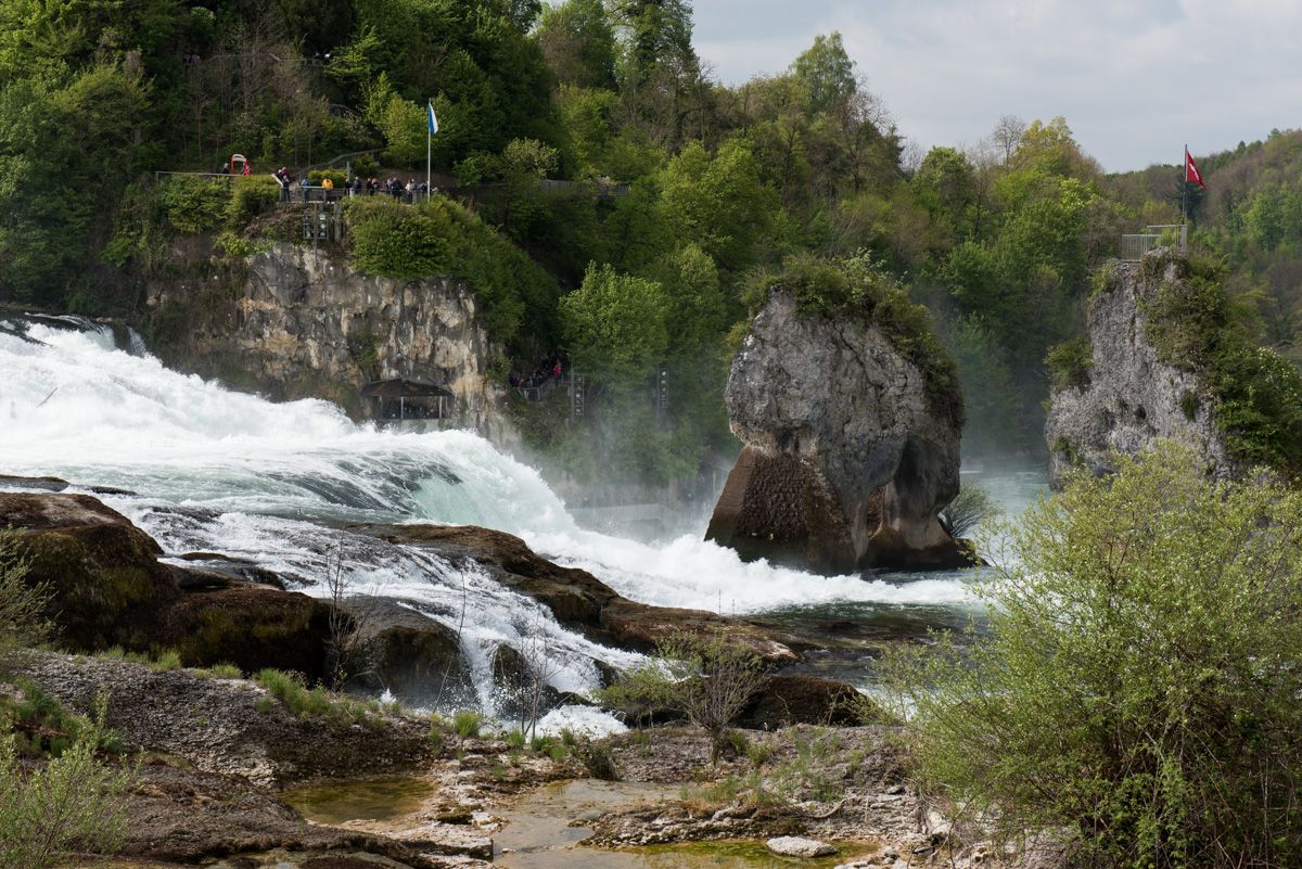 1200x801 Rheinfall waterfall in Schaffhausen, Switzerland