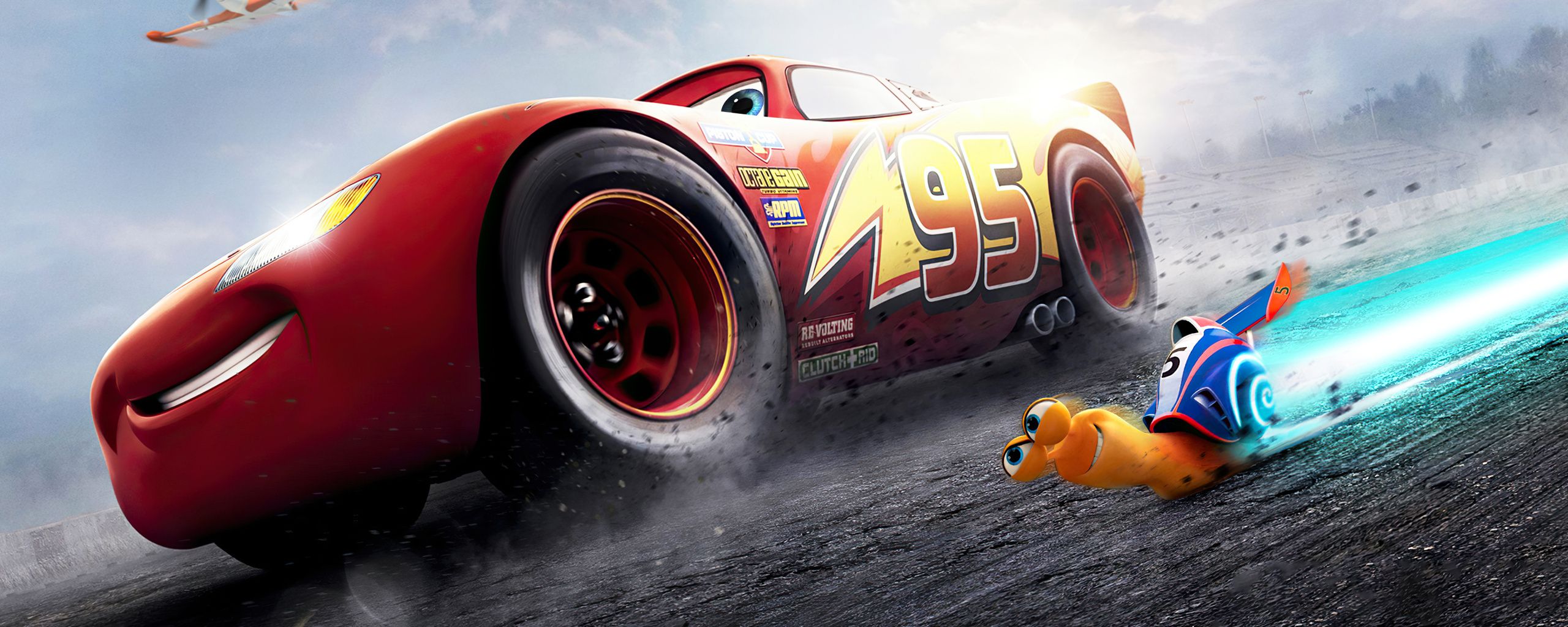 2560x1024 Lightning Mcqueen And Turbo 4k Wallpaper, 2560x1024 Resolution HD 4k Wallpaper, Image, Background, Photos and Picture