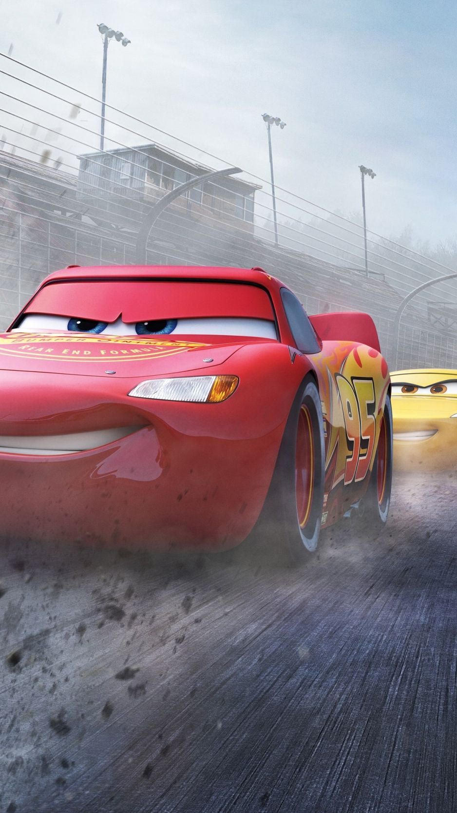 938x1668 Lightning McQueen 4k iPhone Wallpaper
