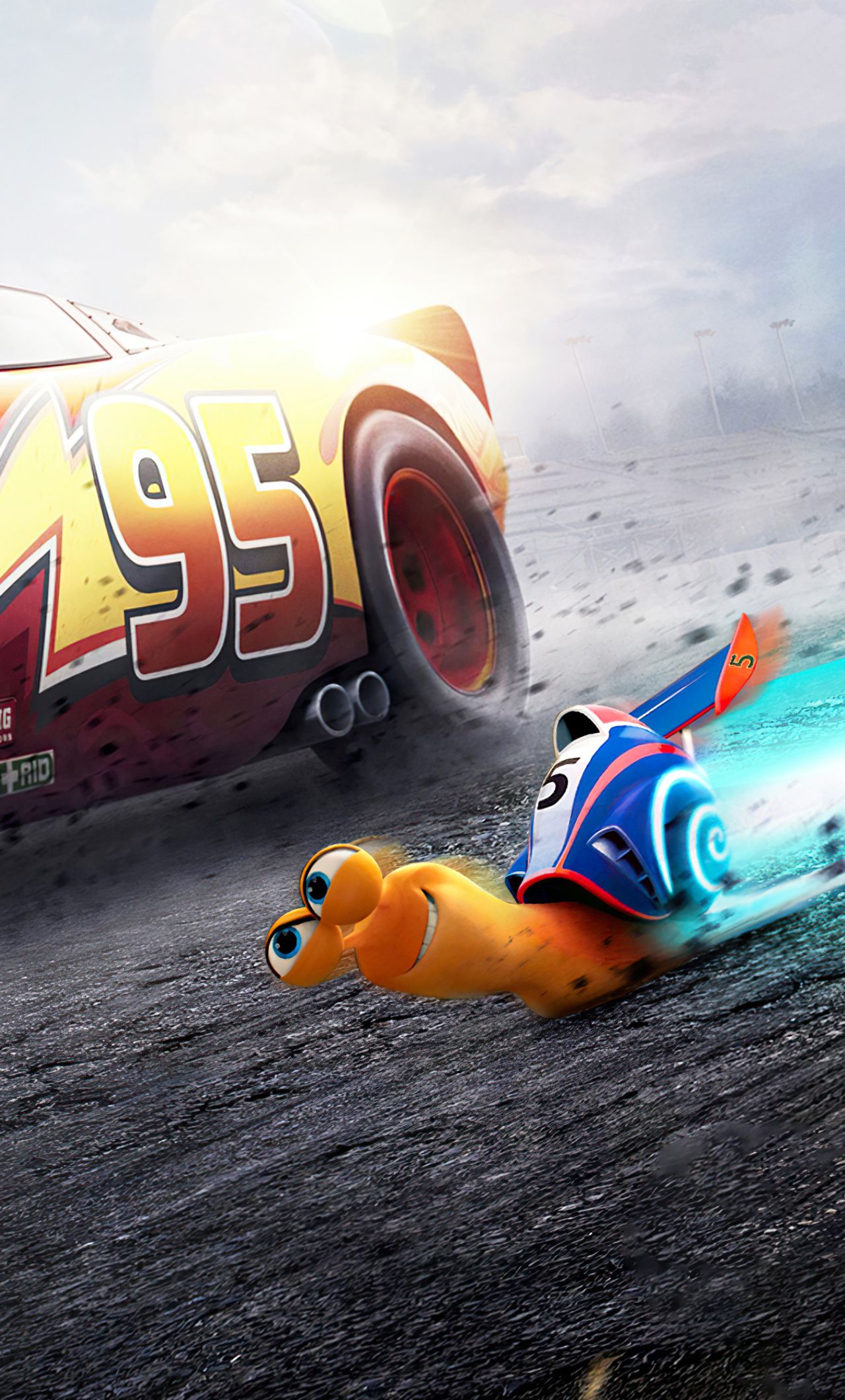 1280x2120 Lightning Mcqueen And Turbo 4k iPhone , HD 4k Wallpaper, Image, Background, Photos and Picture