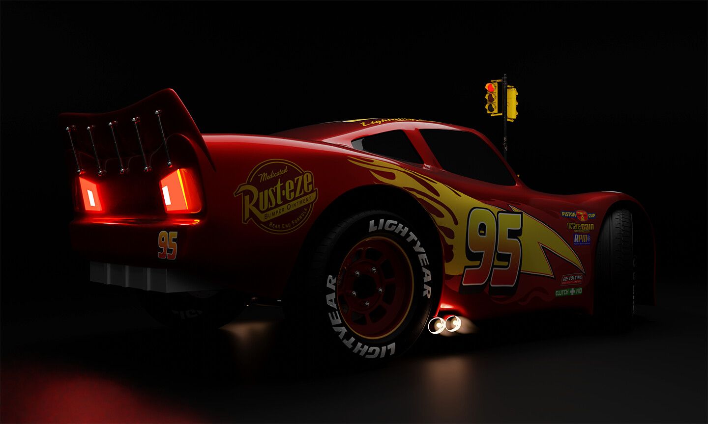 1440x864 First Car McQueen in Progress Artists Community