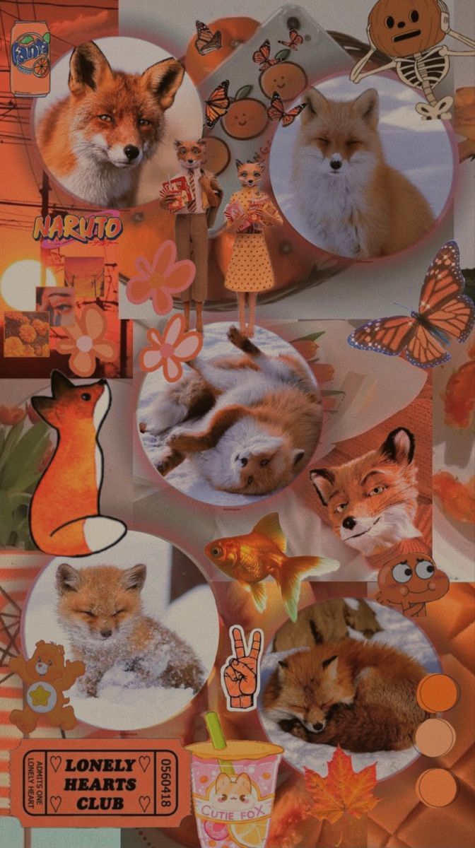 672x1200 Fox aesthetic wallpaper. Fox background, Cute fox drawing, Art facile gribouillage