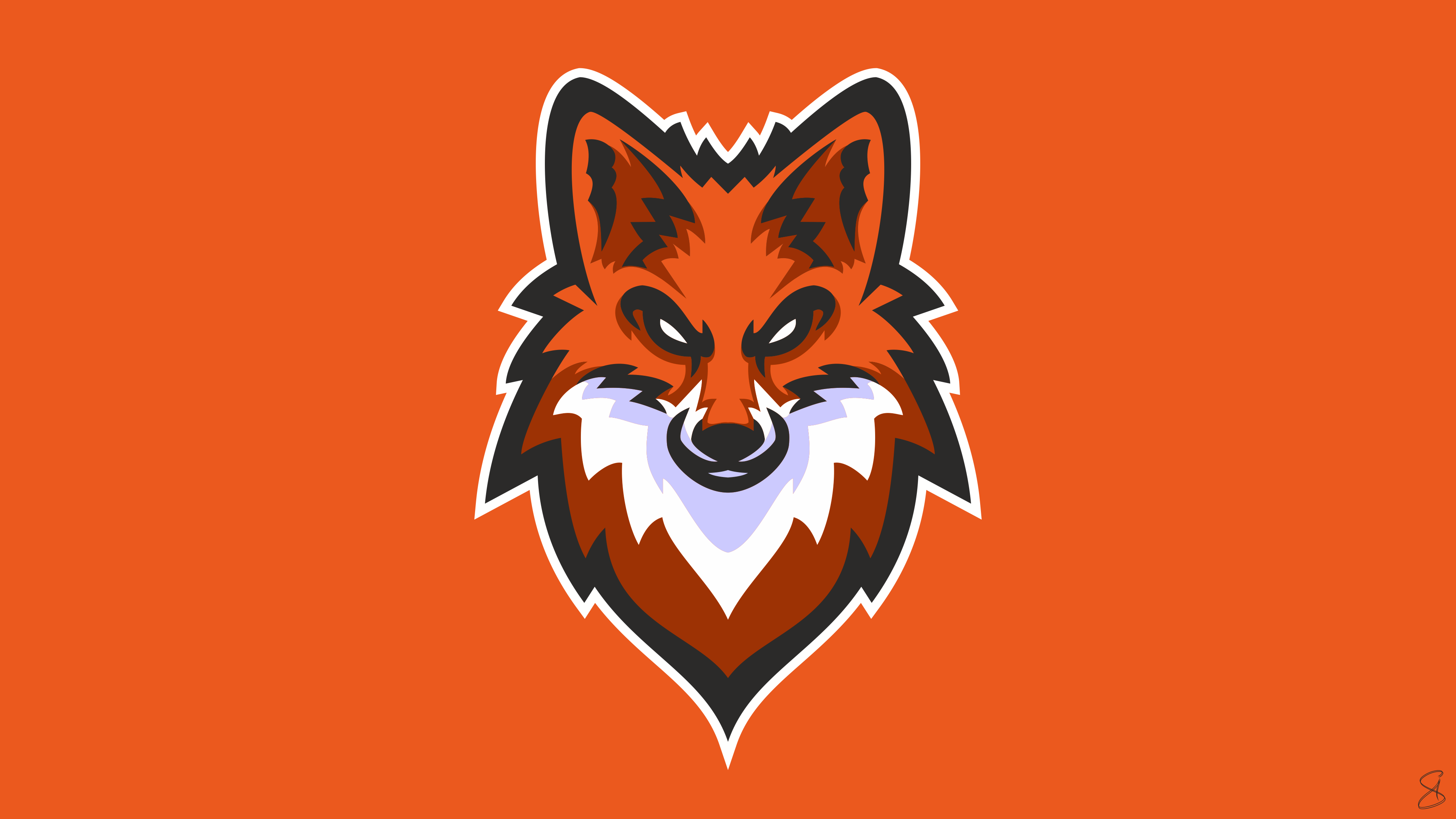 3840x2160 Download Orange (Color) Graphic Design Fox Video Game Esports 4k Ultra HD Wallpaperx2160