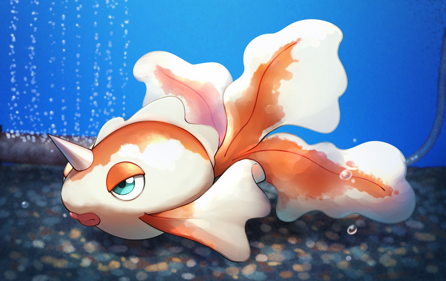 1500x944 Goldeenémon by Naoki Eguchi Anime Image Board