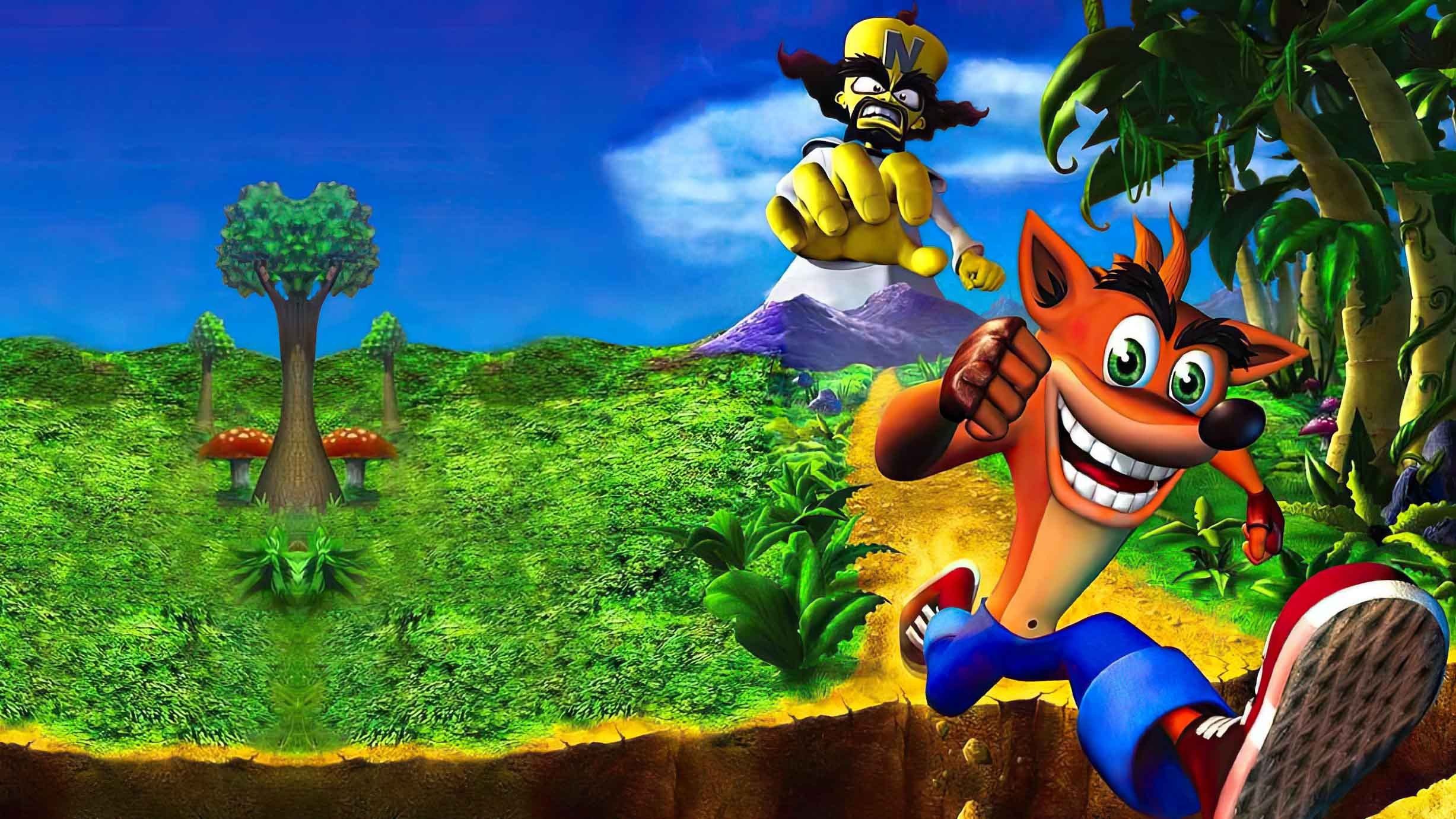 2454x1380 Crash Bandicoot: The Huge Adventure (2002)