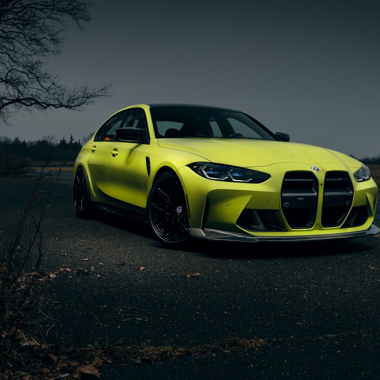 1280x1280 BMW M3 Competition Wallpaper 4K, Custom tuning