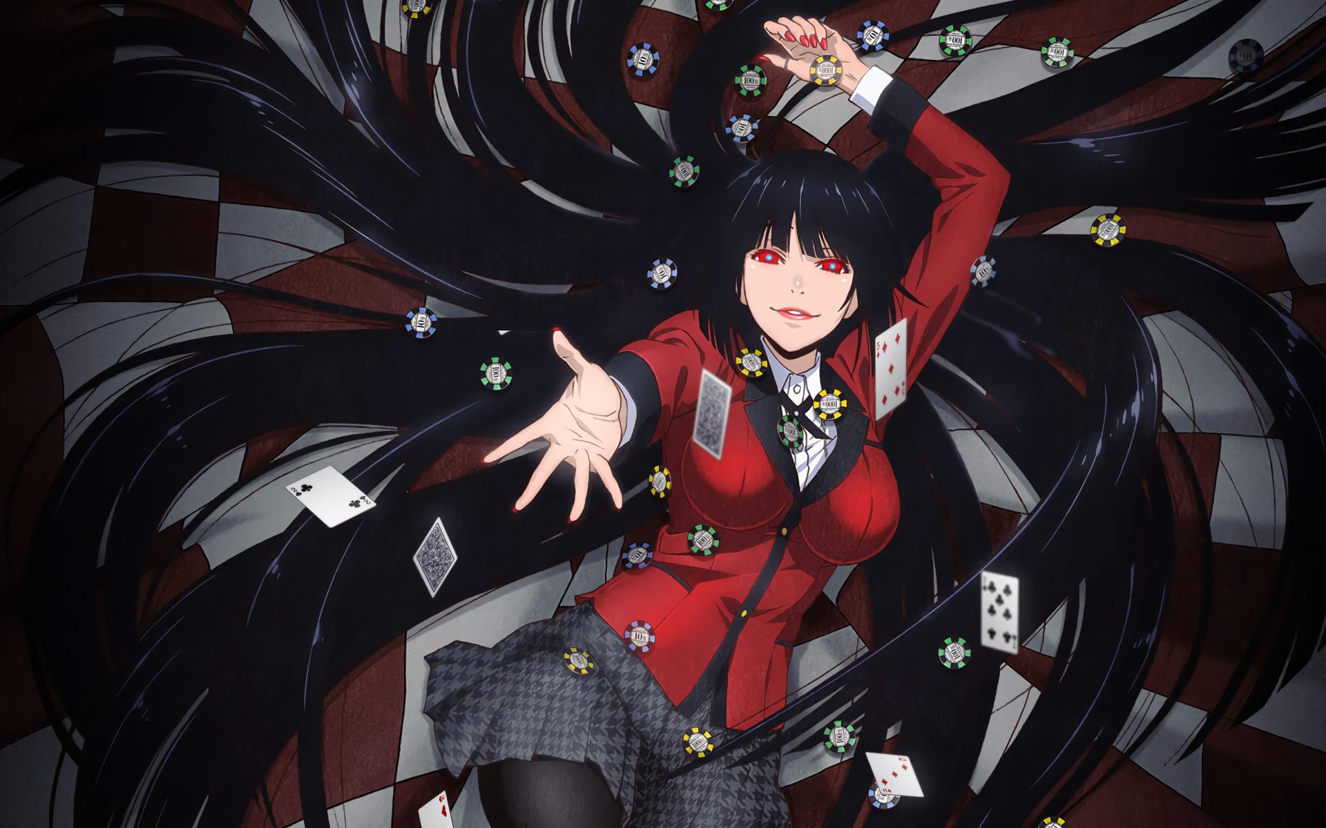 1920x1200 Kakegurui Twin (Netflix) Wallpaper