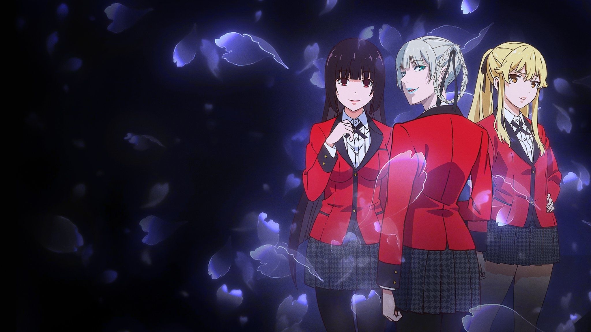 2048x1152 Kakegurui Twin (Netflix) Wallpaper