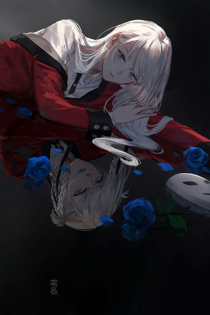 728x1092 Kakegurui Twin 1080P, 2K, 4K, 5K HD wallpaper free download