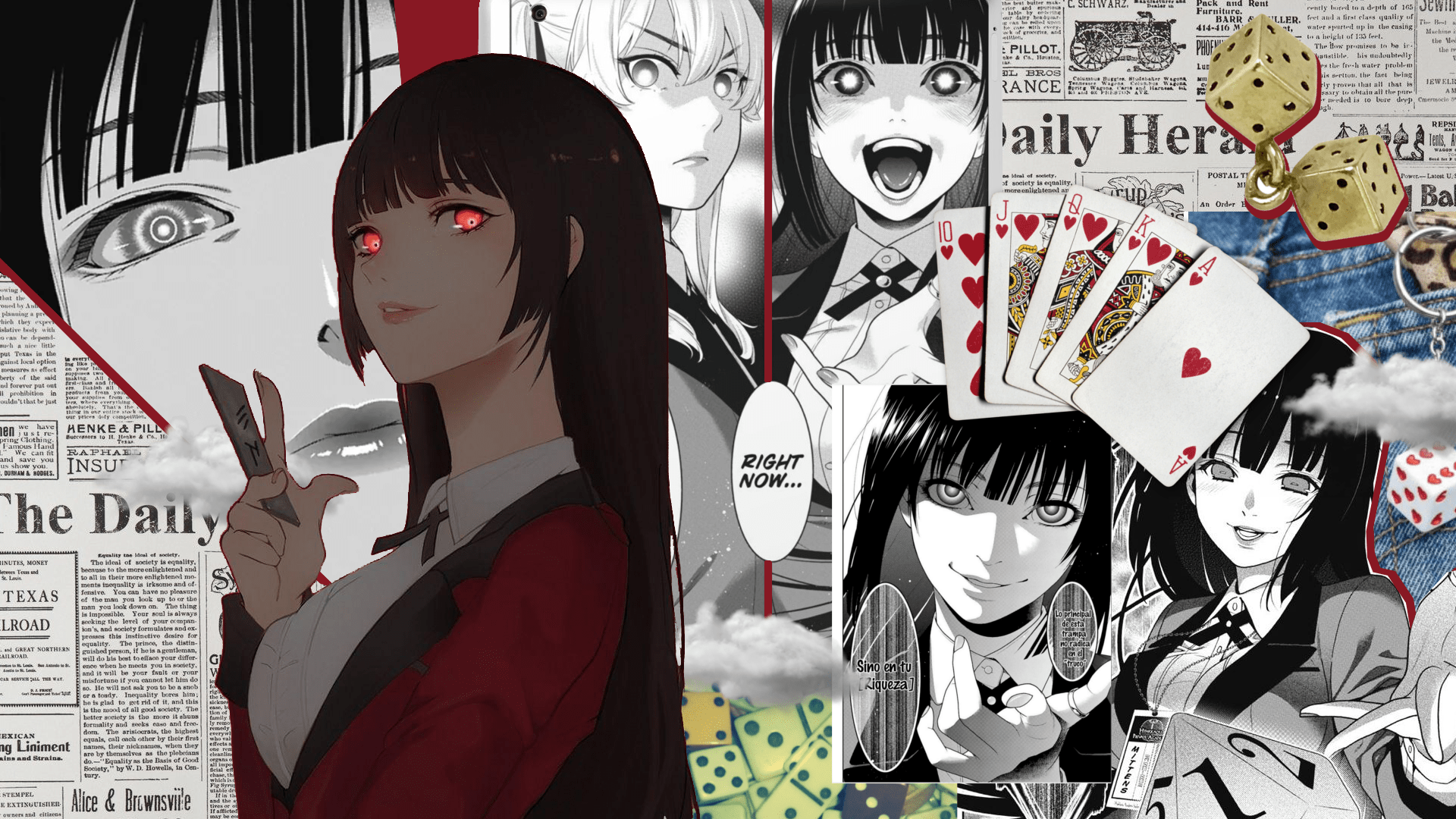 1920x1080 My first try at a Kakegurui desktop wallpaper! [1920 x 1080]
