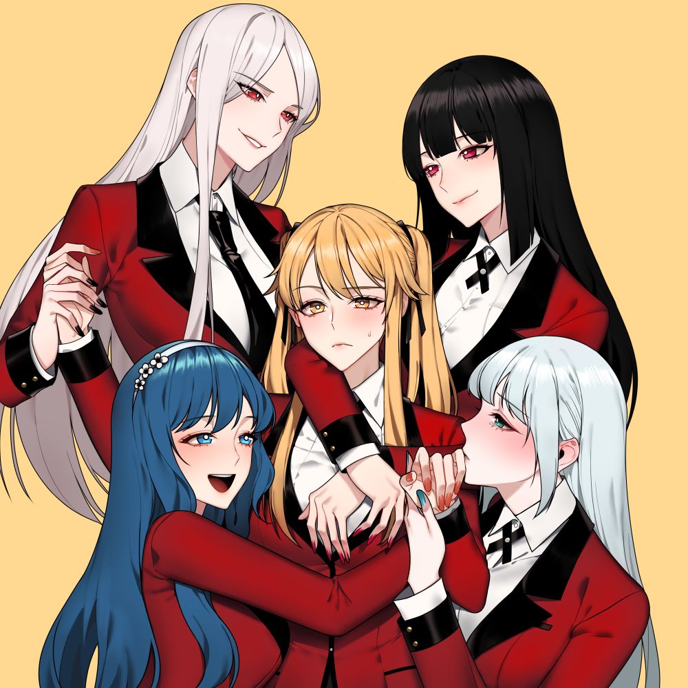 1000x1000 Kakegurui Wallpaper by Pixiv Id 15989004 Anime Image Board