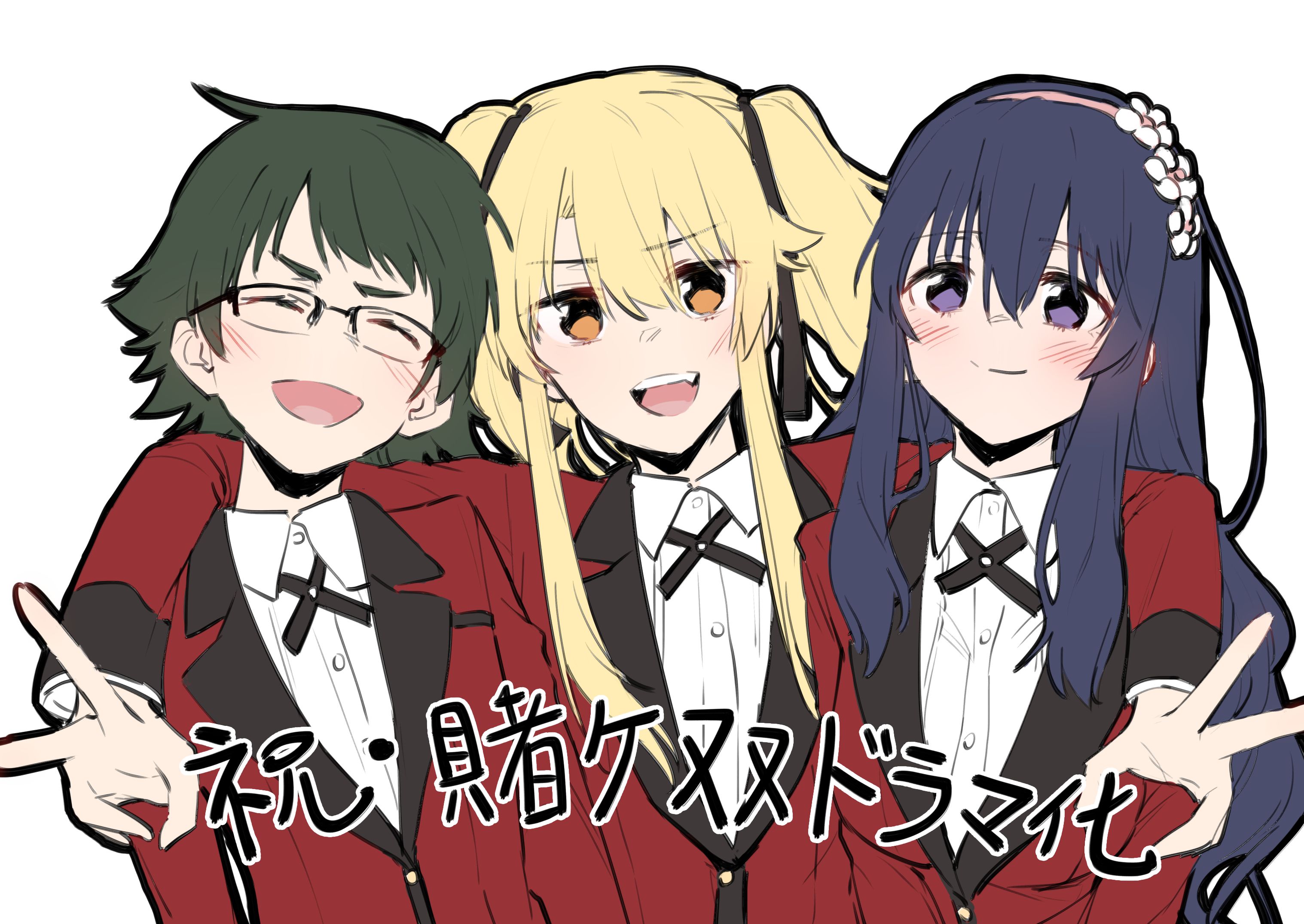 3035x2150 Kakegurui Twin Image by PREE Anime Image Board