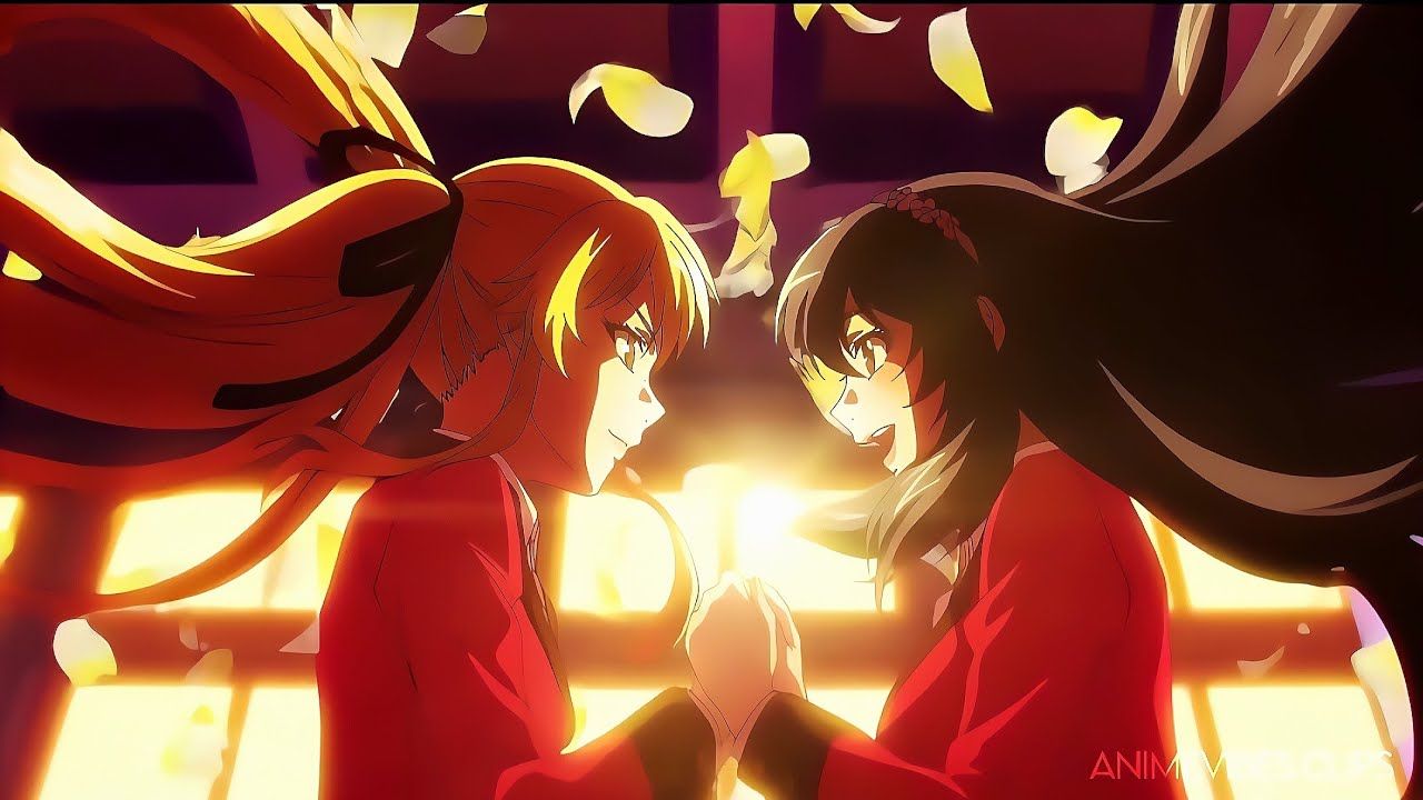 1280x720 THIS IS 4K ANIME (Kakegurui Twins Trailer)