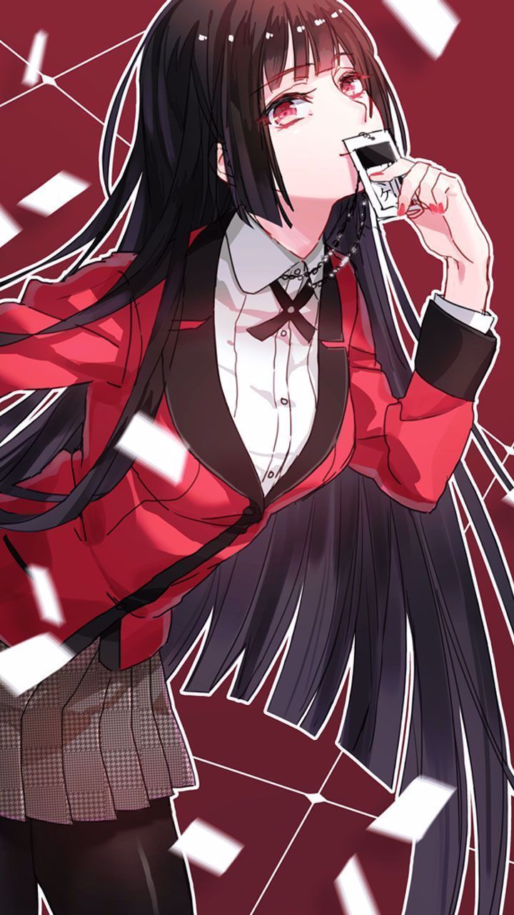 720x1280 Kakegurui Wallpaper Aesthetic. Hinata, Personagens de anime, Animes e