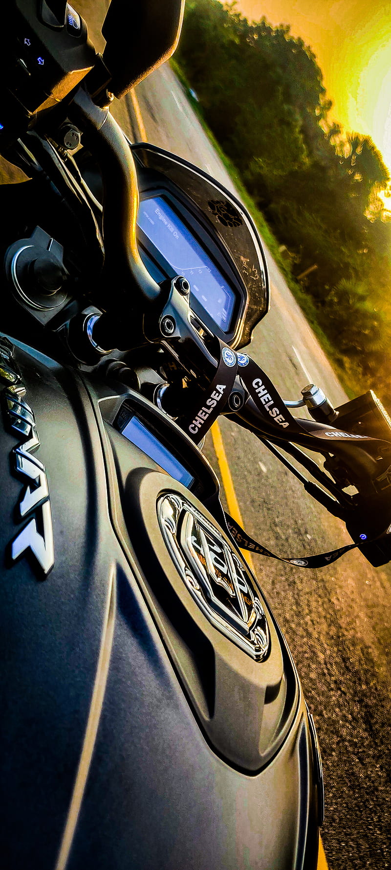 800x1778 Dominar, bajaj, bikes, motorcycle, night, sport, sunset, HD phone wallpaper