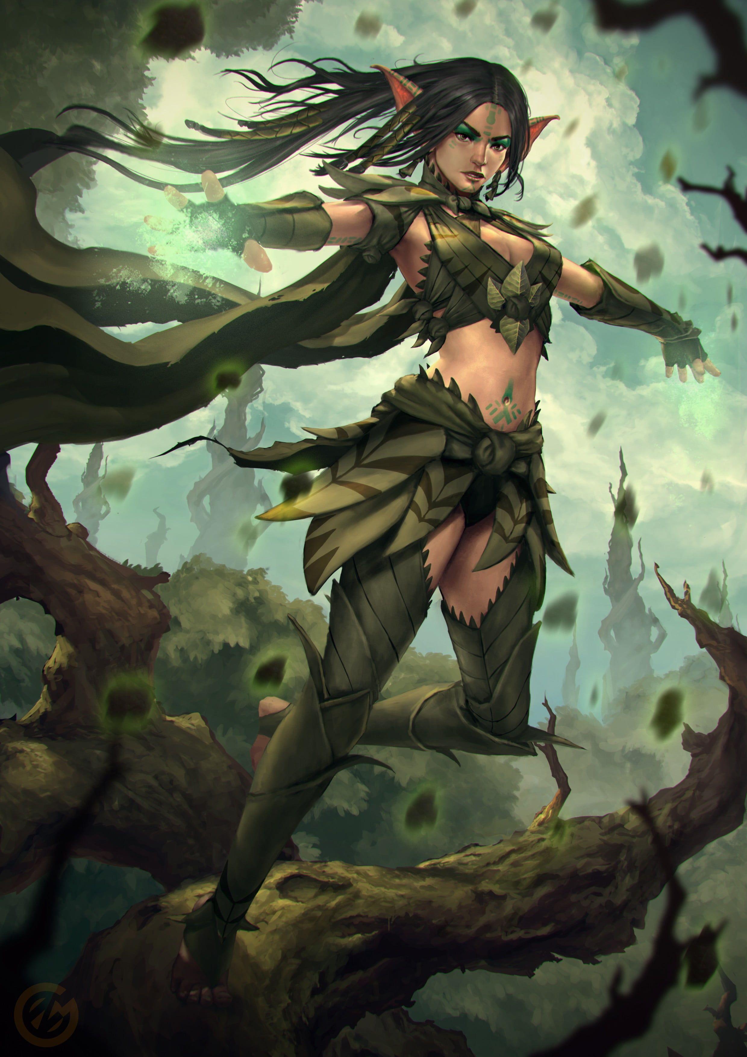 2480x3508 Wood Elf Wallpaper