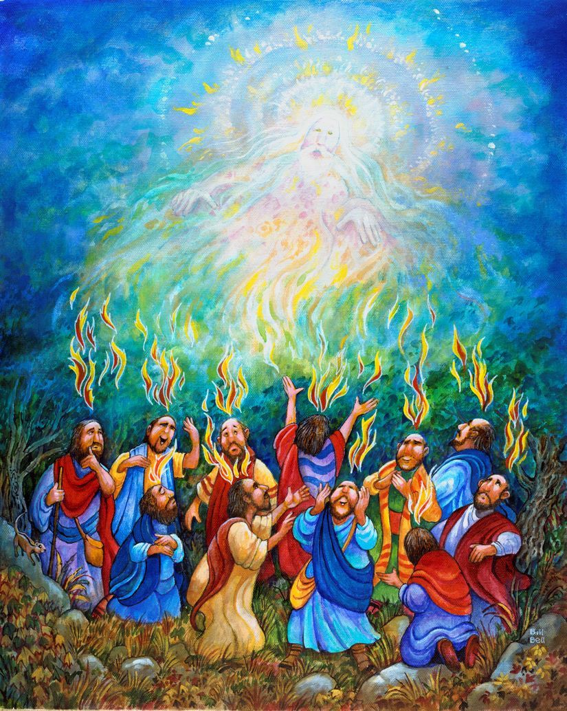 825x1034 Holy Ghost Mural Wallpaper Your Way