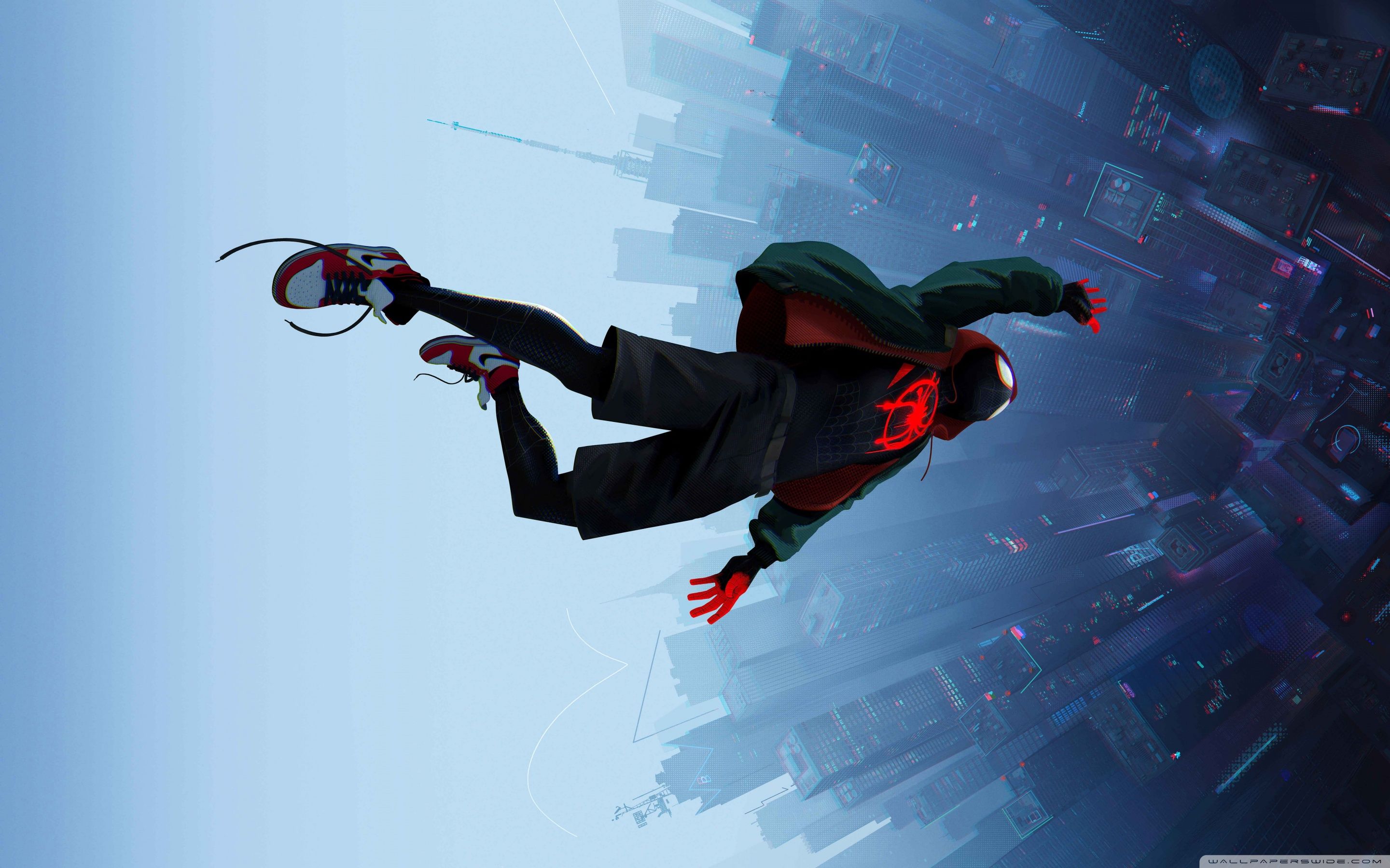 2880x1800 Miles Morales Flying 4K UHD Wallpaper for UltraHD Desktop and TV : Widescreen and UltraWide Display : Dual Monitor