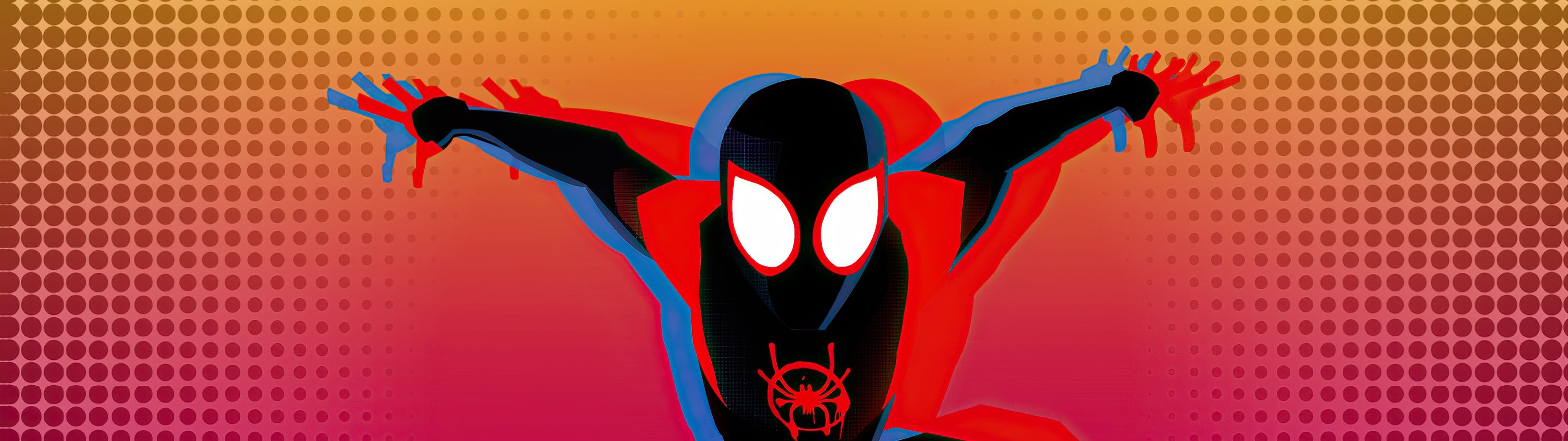 3840x1080 Miles Morales Wallpaper 4K, Spider Man, Marvel Comics