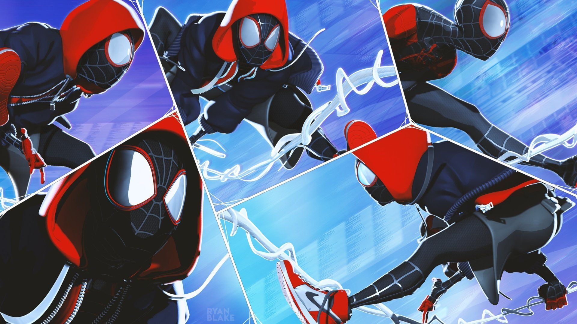 1920x1080 Miles Morales Verse 2K Quad HD Wallpaper. Miles Morales: Into The Spider Verse Quad HD 2Kx1440