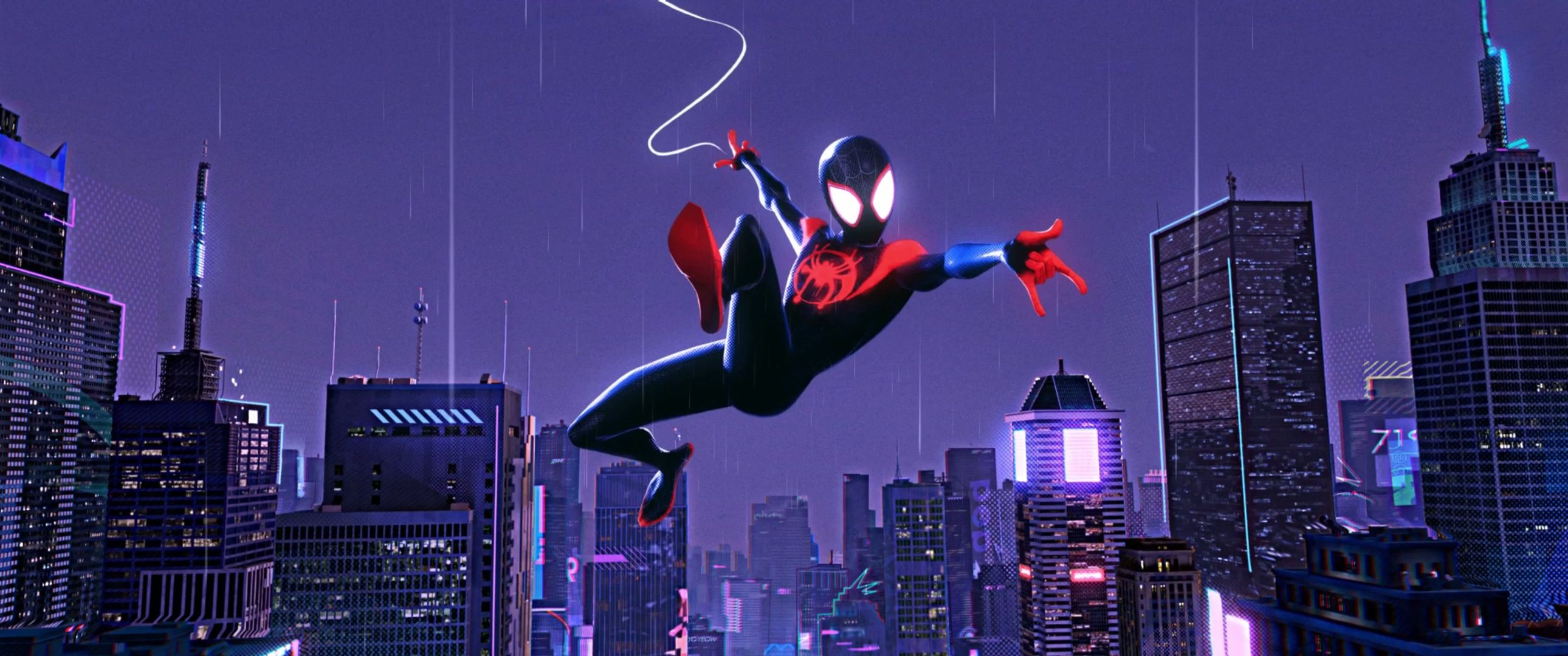 2580x1080 Miles Morales Live Wallpaper, Animated Wallpaper