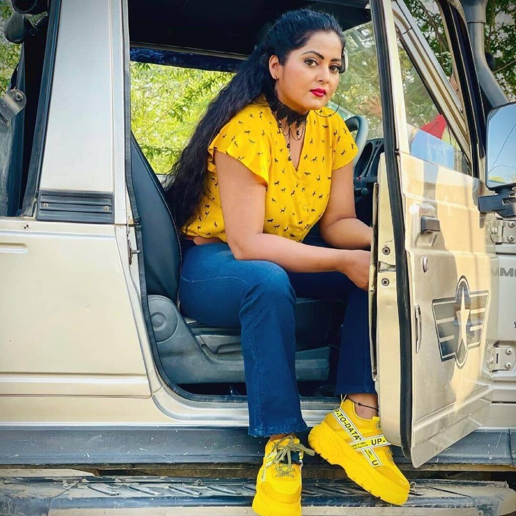 1024x1024 Bhojpuri Actress Anjana Singh HD Wallpaper, Photo, Image, Hot