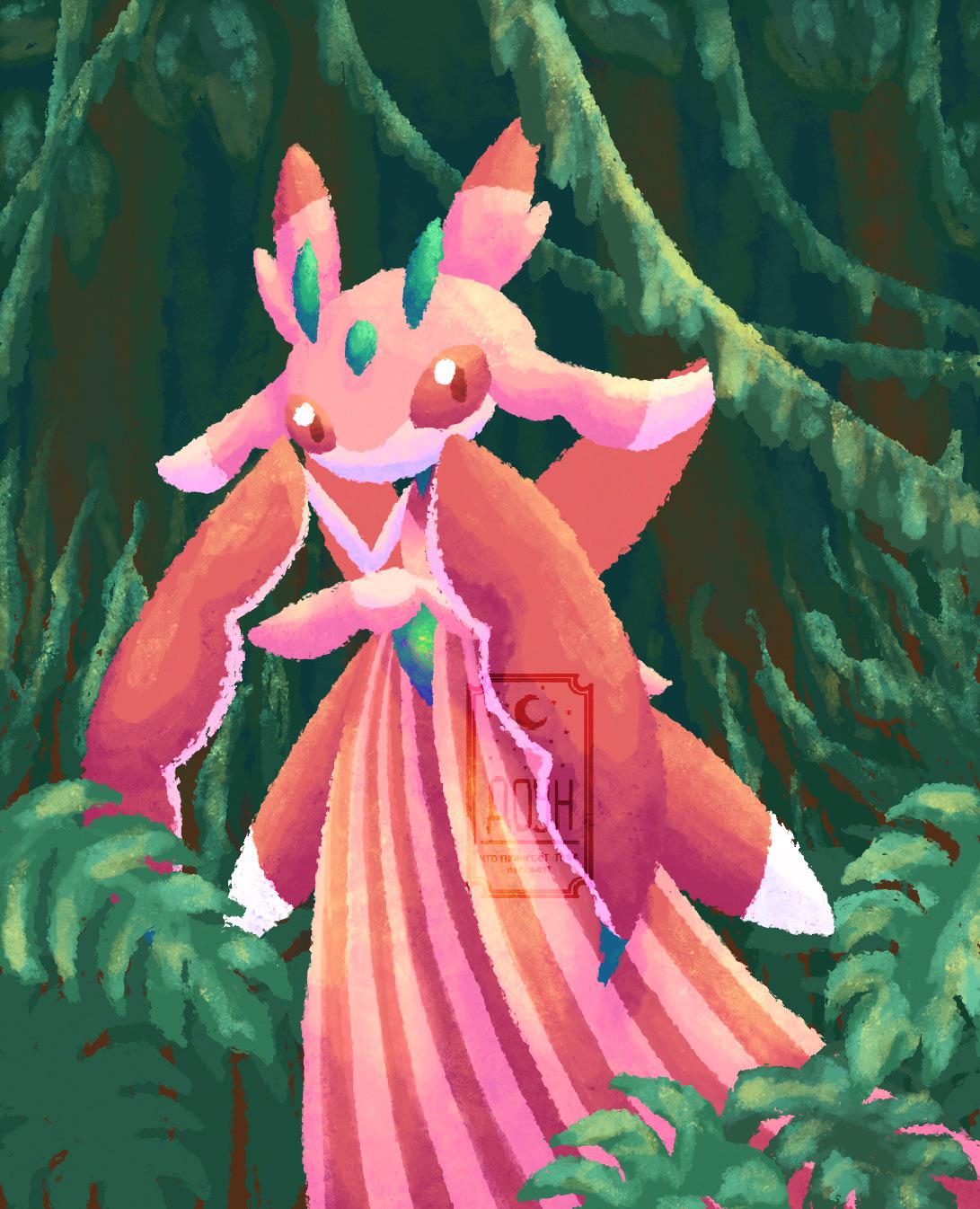 1091x1346 OC Lurantis artwork