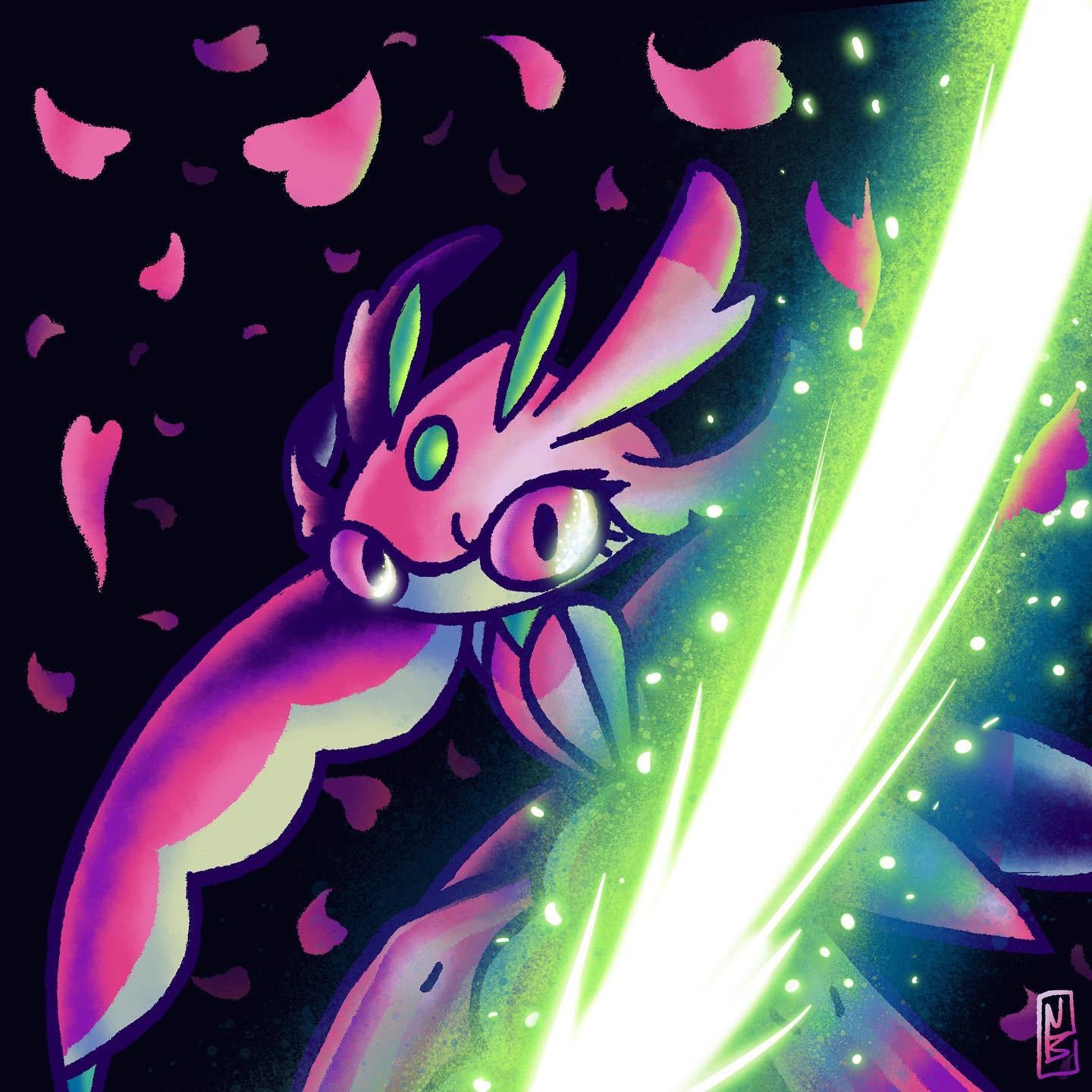 1440x1440 OC Lurantis used LEAF BLADE!! Who is your favorite grass type?