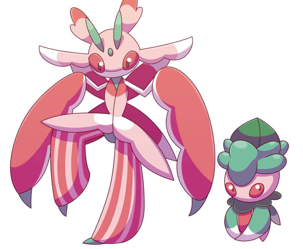 1020x839 Download Pokémon Lurantis And Fomantis Wallpaper