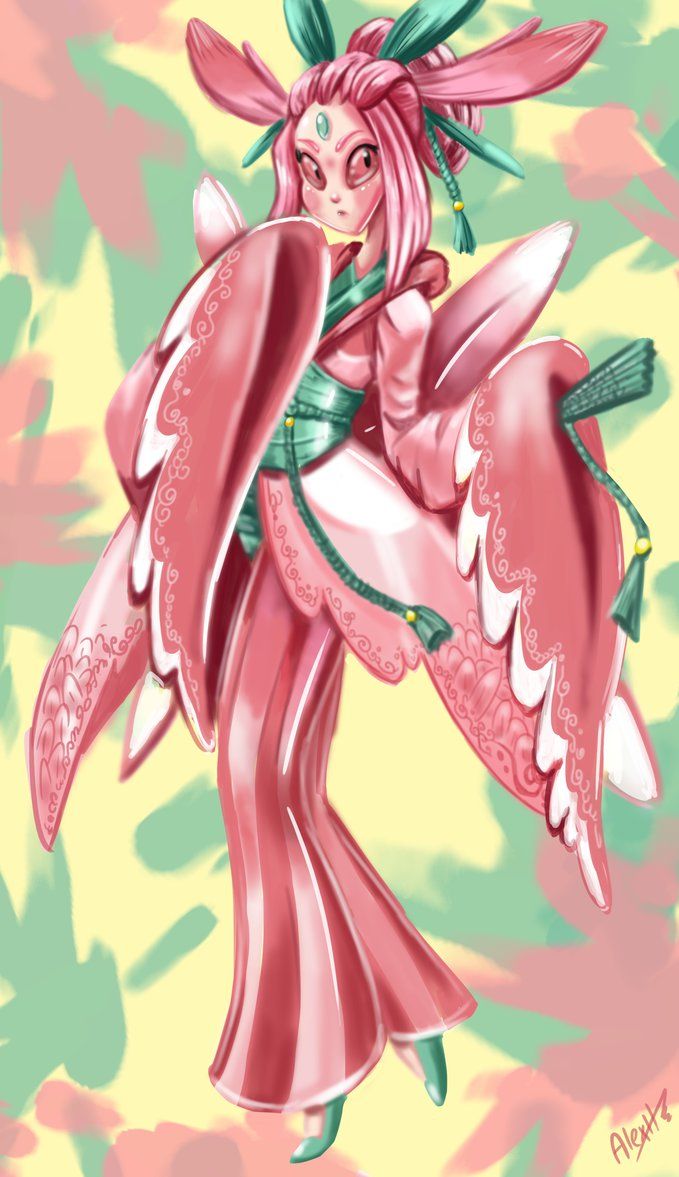 679x1177 Lurantis Gijinka