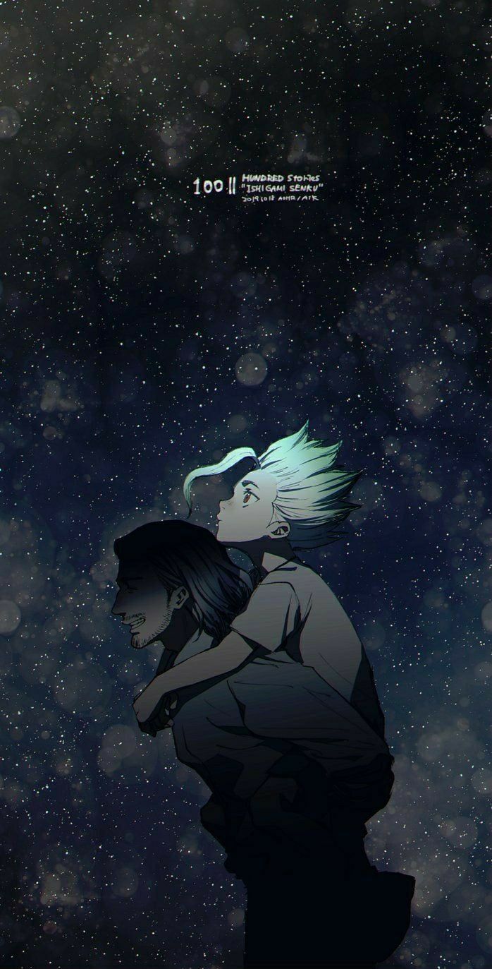 698x1373 Another Dr. Stone wallpaper