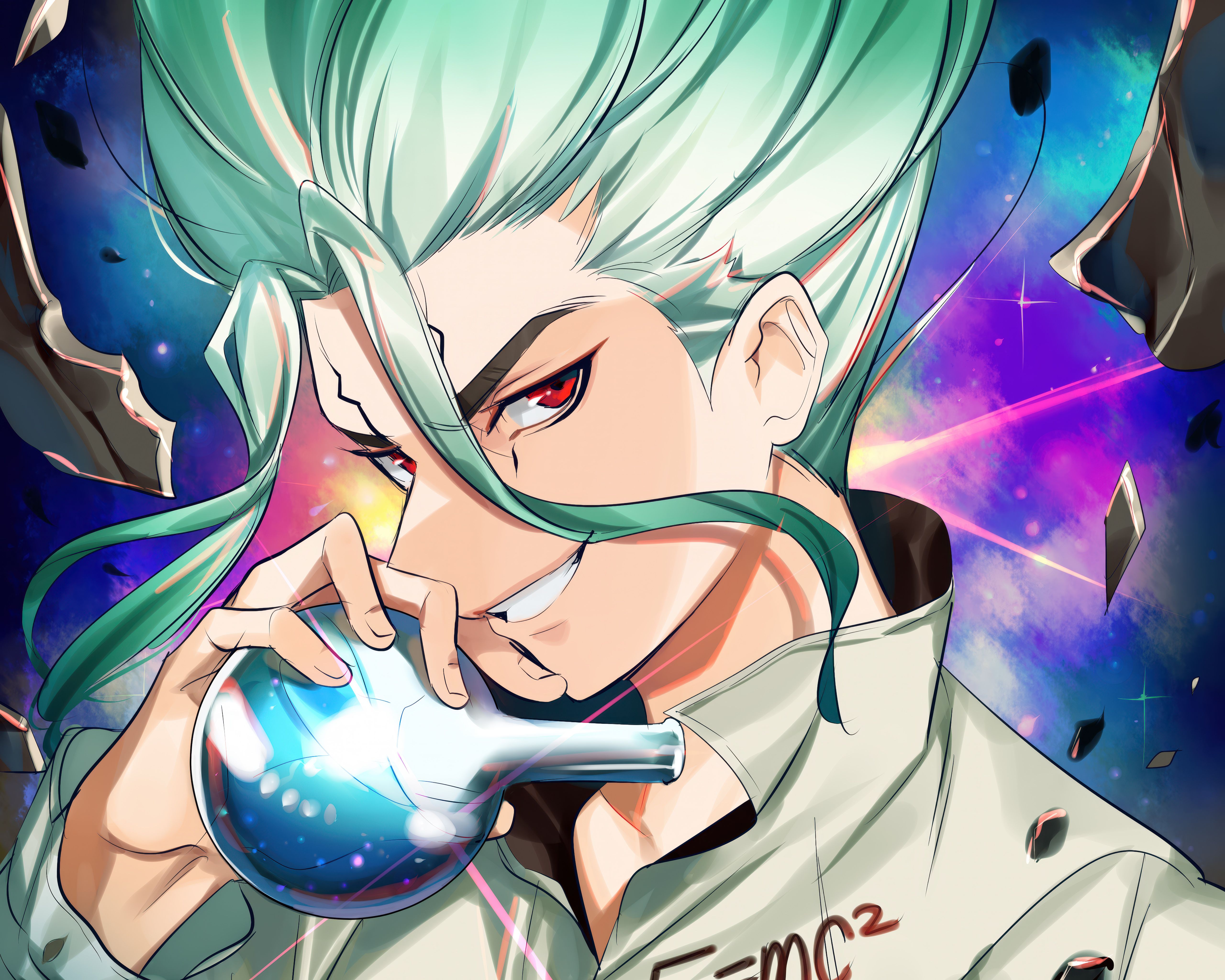 5120x4096 Senku Ishigami Wallpaper and Background