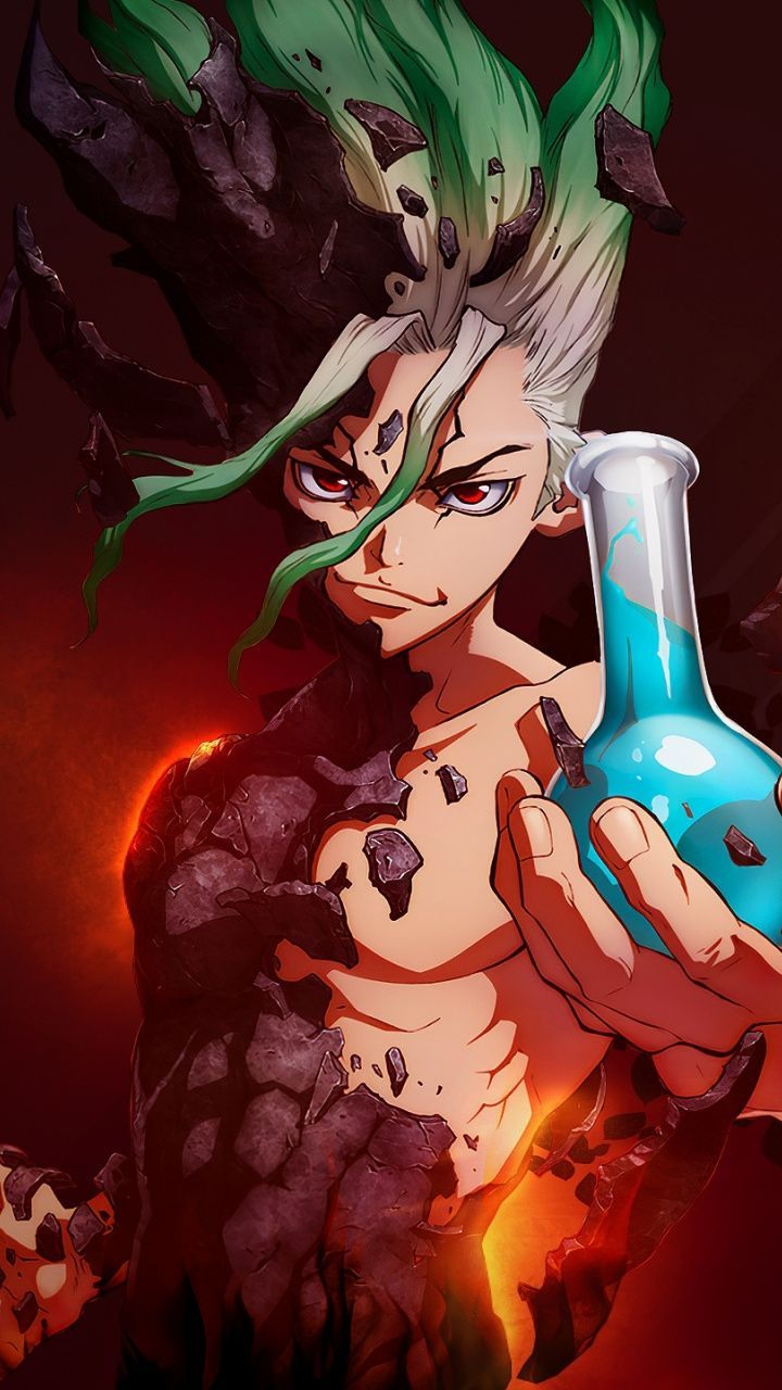 720x1280 Dr. Stone, anime, artwork wallpaper