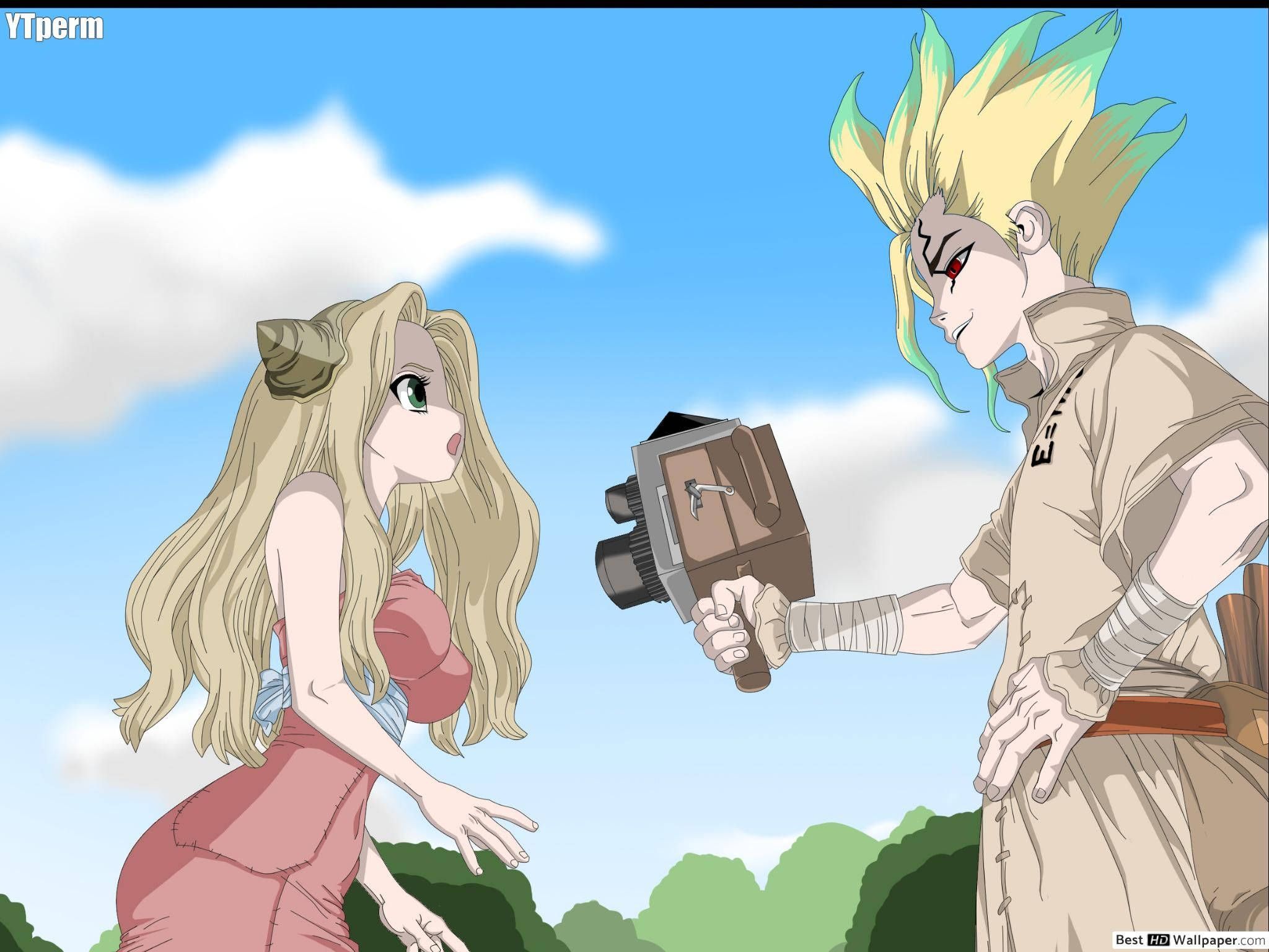 2048x1536 Download Dr Stone Senku And Ruri Wallpaper