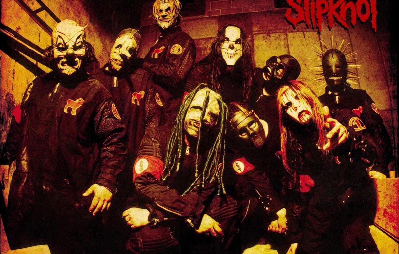 1332x850 Wallpaper group, team, Slipknot image for desktop, section музыка