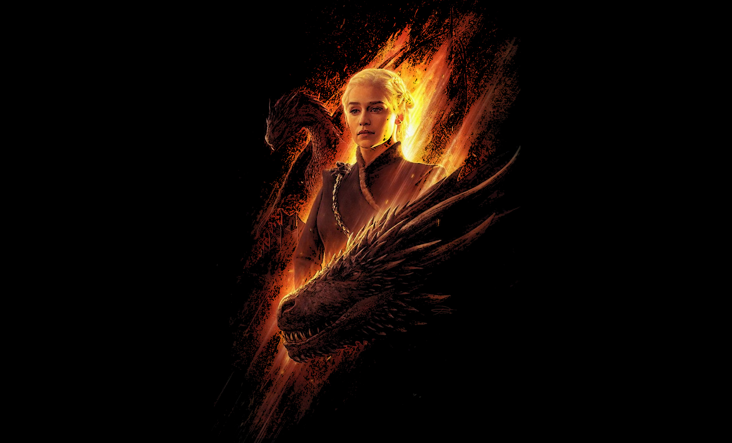 2560x1549 Daenerys and Dragons Wallpaper, HD Artist 4K Wallpaper, Image and Background