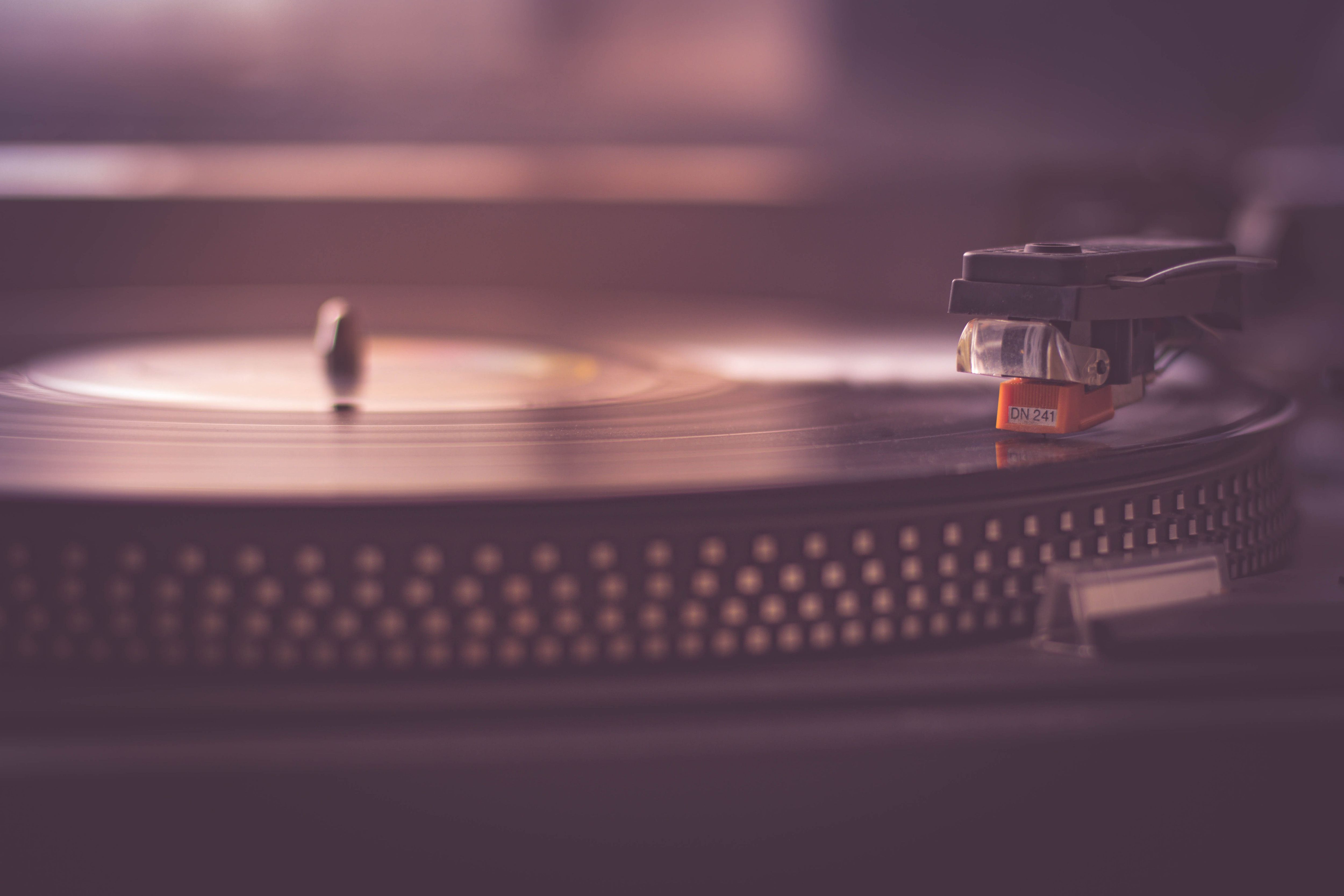 5000x3333 Vinyl Turntable Royalty Free