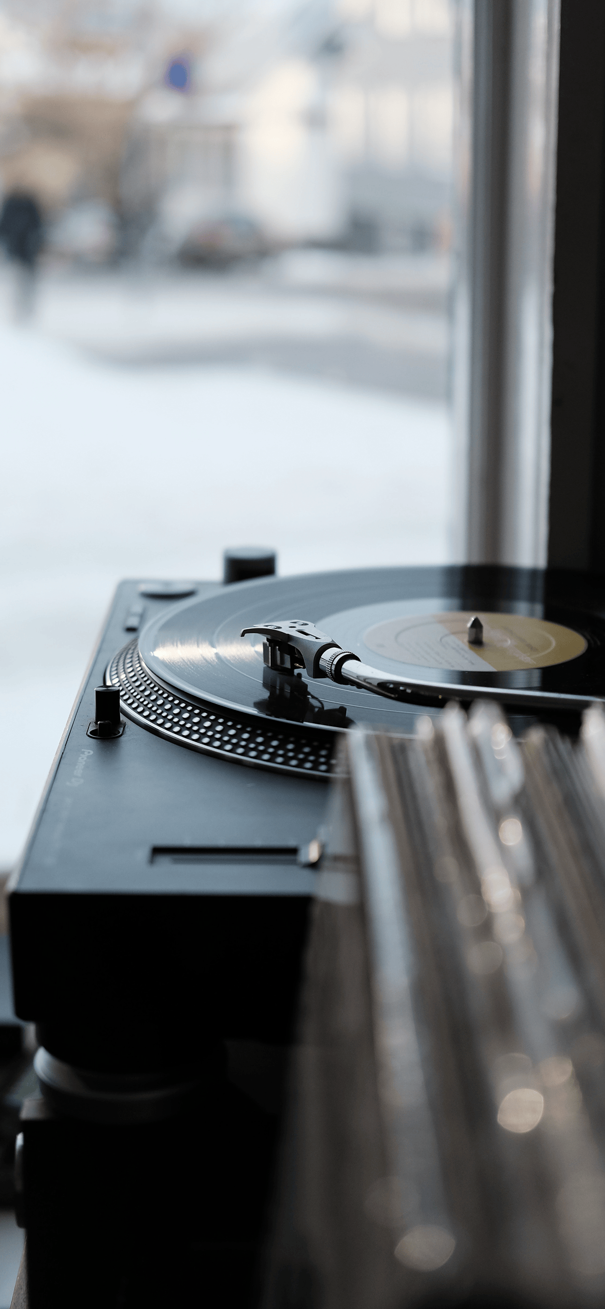 1242x2688 Turntable Wallpaper for iPhone Pro Max, X, 6