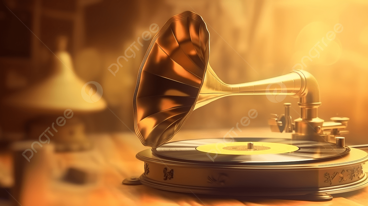 1200x673 Vintage Vinyl Gramophone With Copy Space Illustration In Retro Music Concept, Vinyl Player, Record Player, Music Disc Background Image And Wallpaper for Free Download