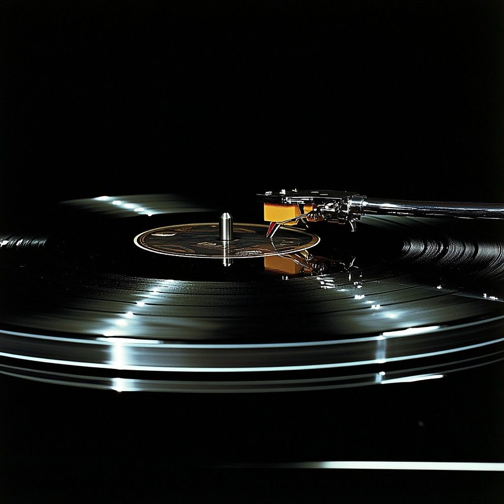 1024x1024 Download Spinning vinyl record Image, Record, Turntable