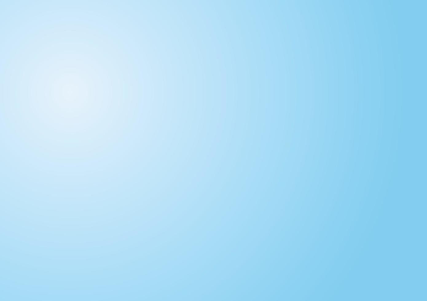 1390x980 Sky blue gradient background. Soft, plain, light blue and white radial smooth wallpaper. Vector illustration design. EPS 10