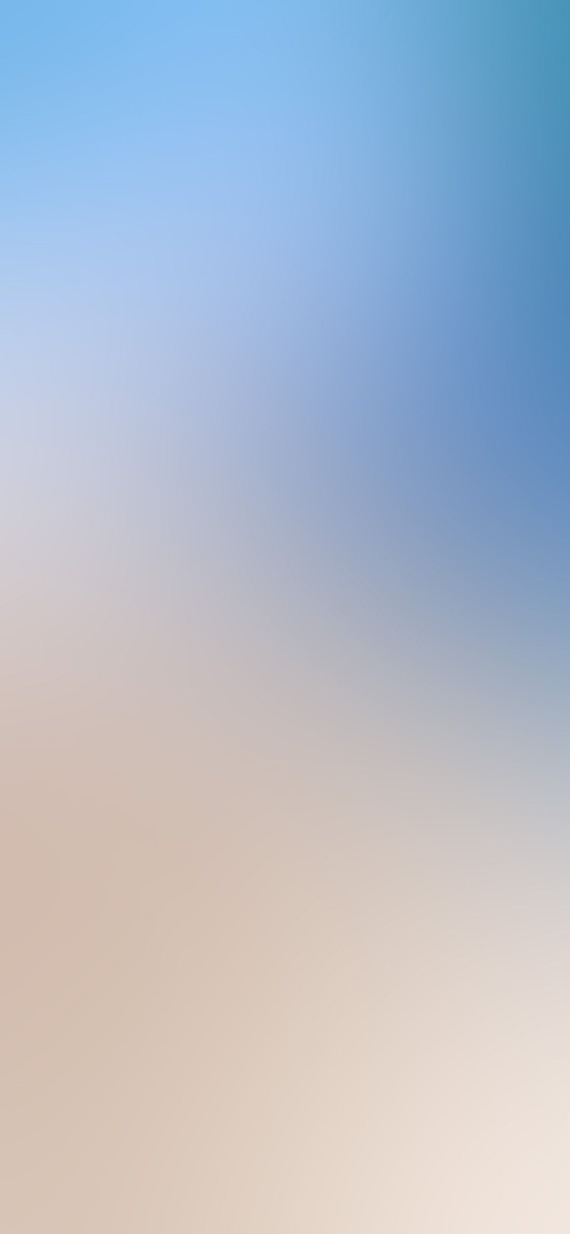 1125x2436 Sky Blue Blur Gradation iPhone Wallpaper