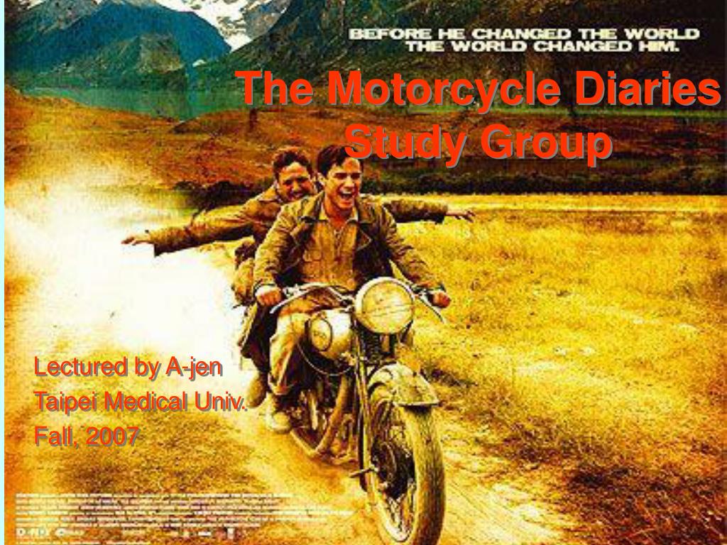 1024x768 PPT Motorcycle Diaries Study Group PowerPoint Presentation, free download